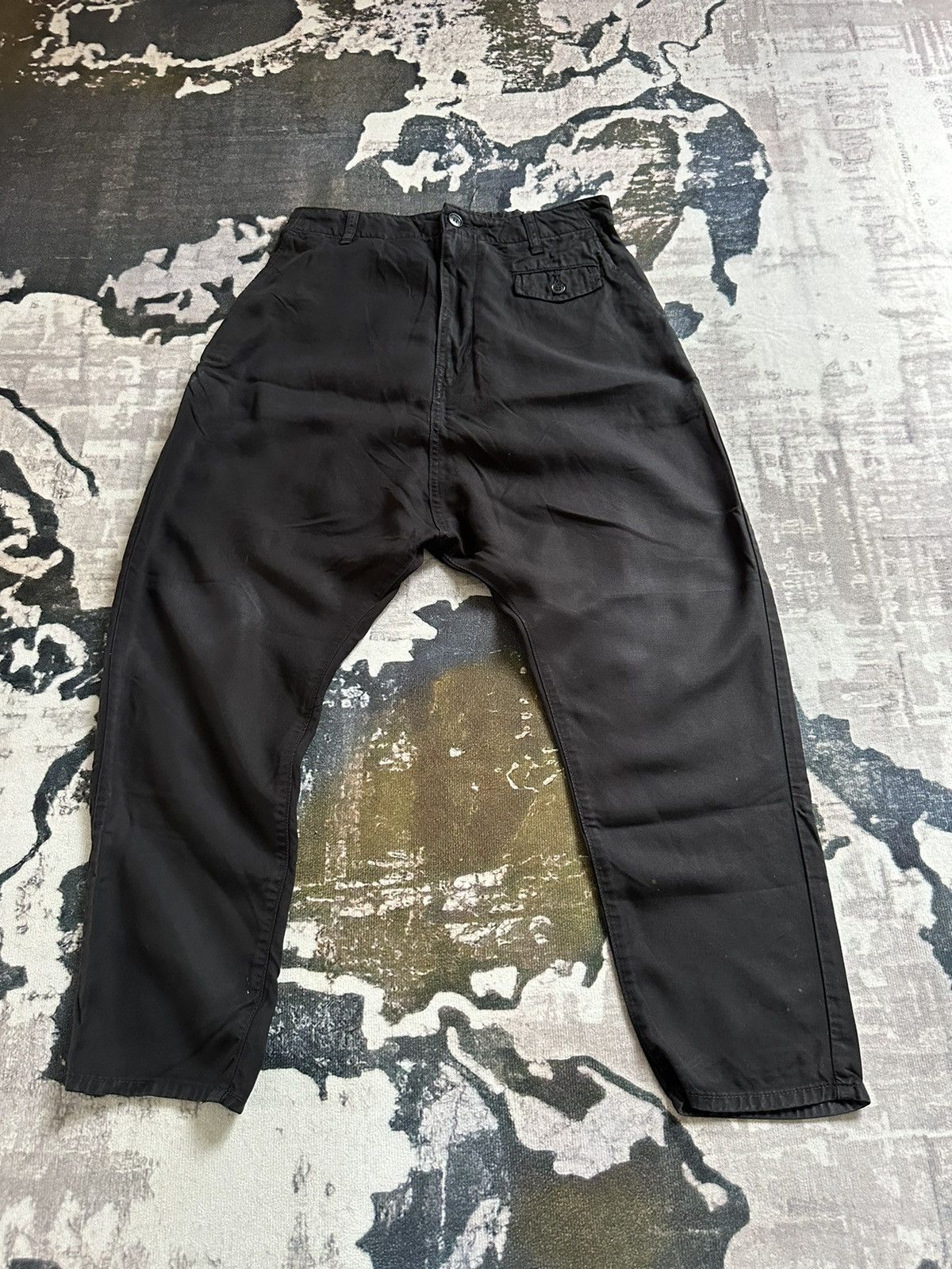 Issey Miyake AW06 Zucca Sweat relaxed cropped pant Size US 30 / EU 46 - 2 Thumbnail