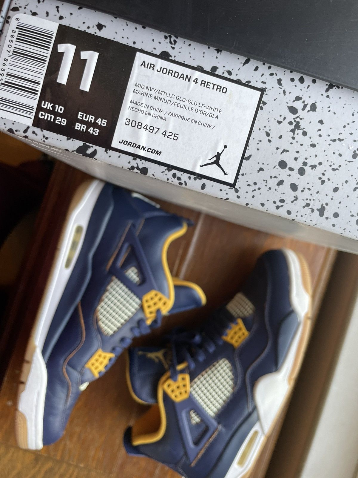 Jordan Brand Air Jordan 4 Retro Dunk From Above Size US 11 / EU 44 - 11 Thumbnail