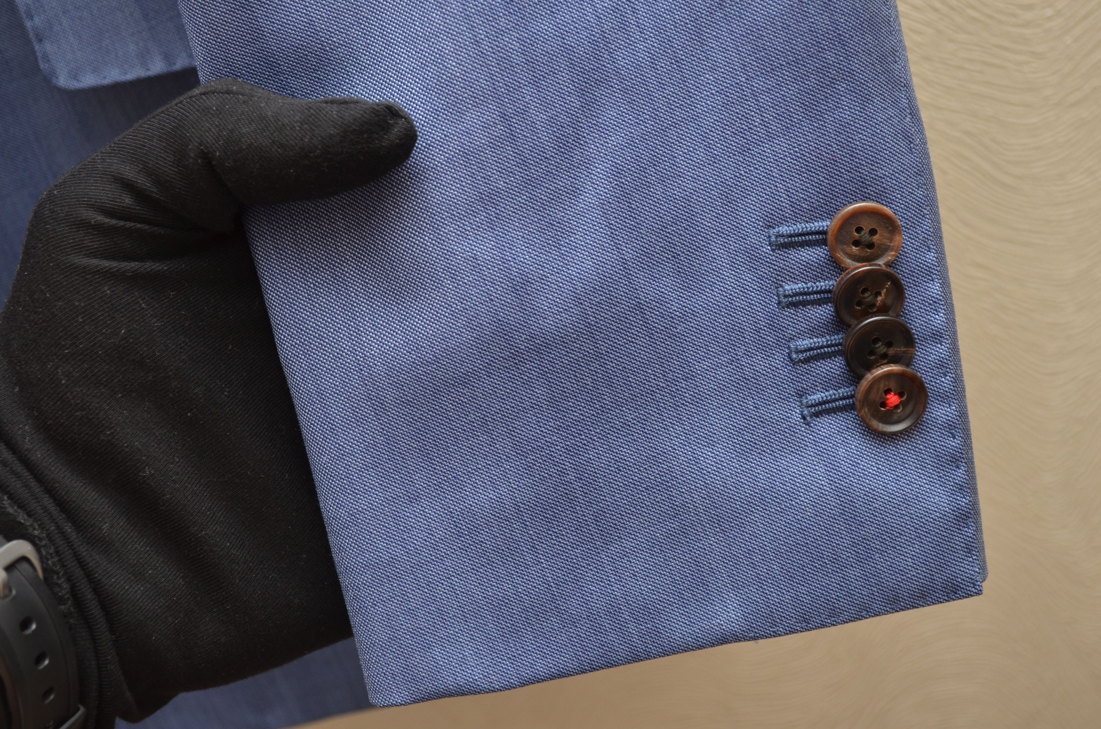 Designer × Suitsupply SUITSUPPLY Blazer Pure Wool Sienna Blue EU50 US40 Size 40S - 7 Thumbnail