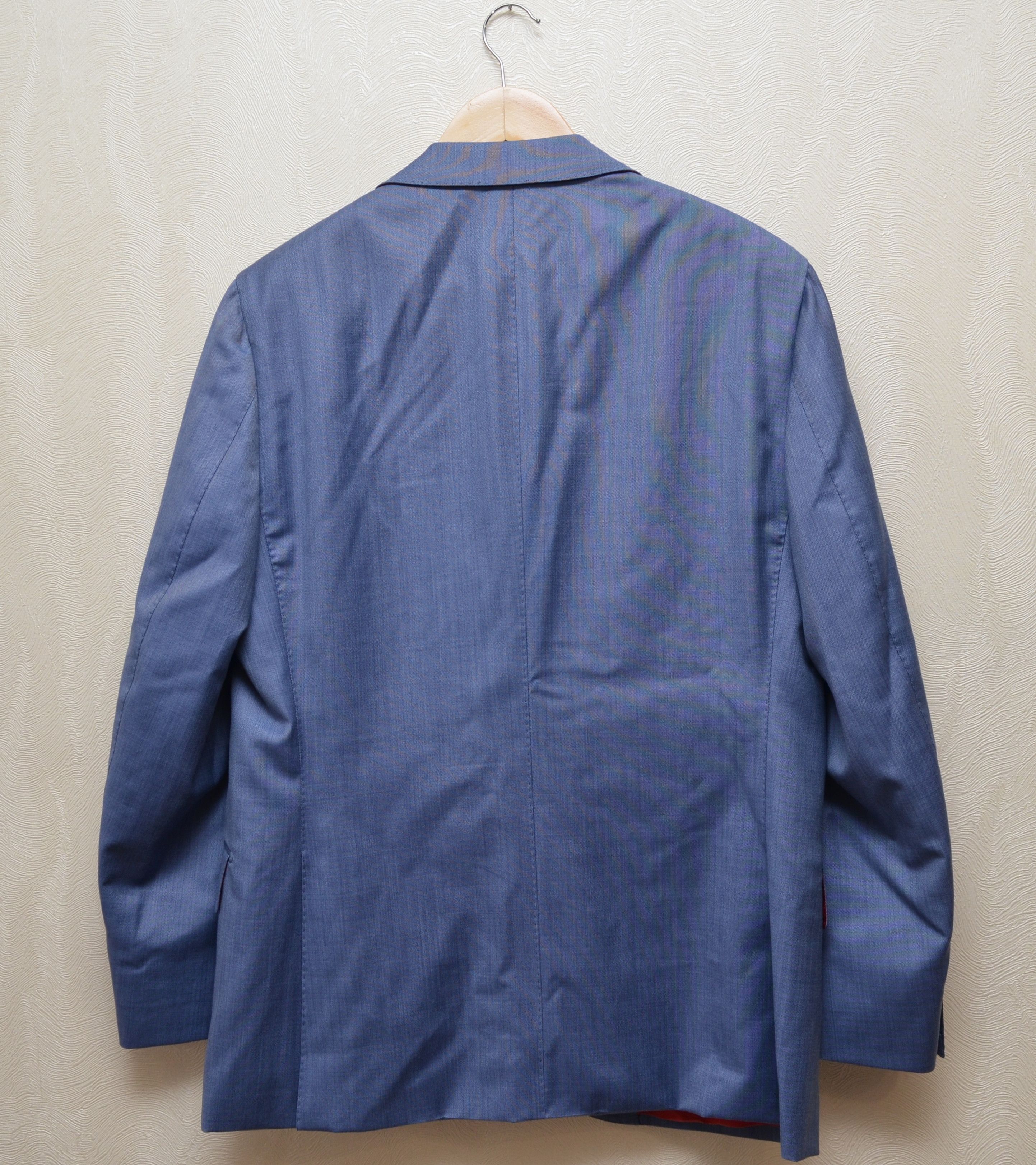 Designer × Suitsupply SUITSUPPLY Blazer Pure Wool Sienna Blue EU50 US40 Size 40S - 5 Thumbnail