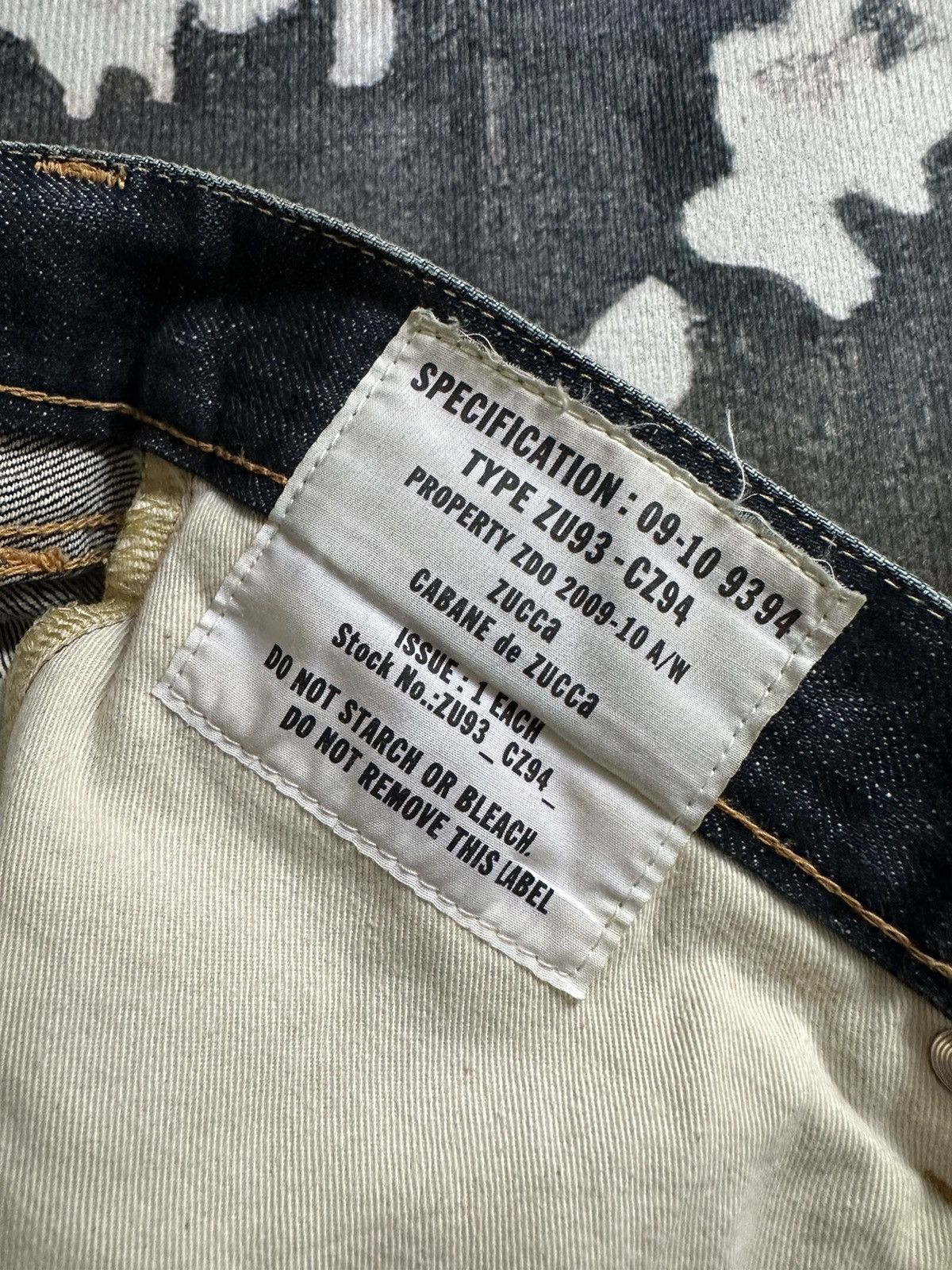 CABANE de ZUCCa AW09/10 - Cabane De Zucca Selvedge raw denim Size US 31 - 16 Thumbnail