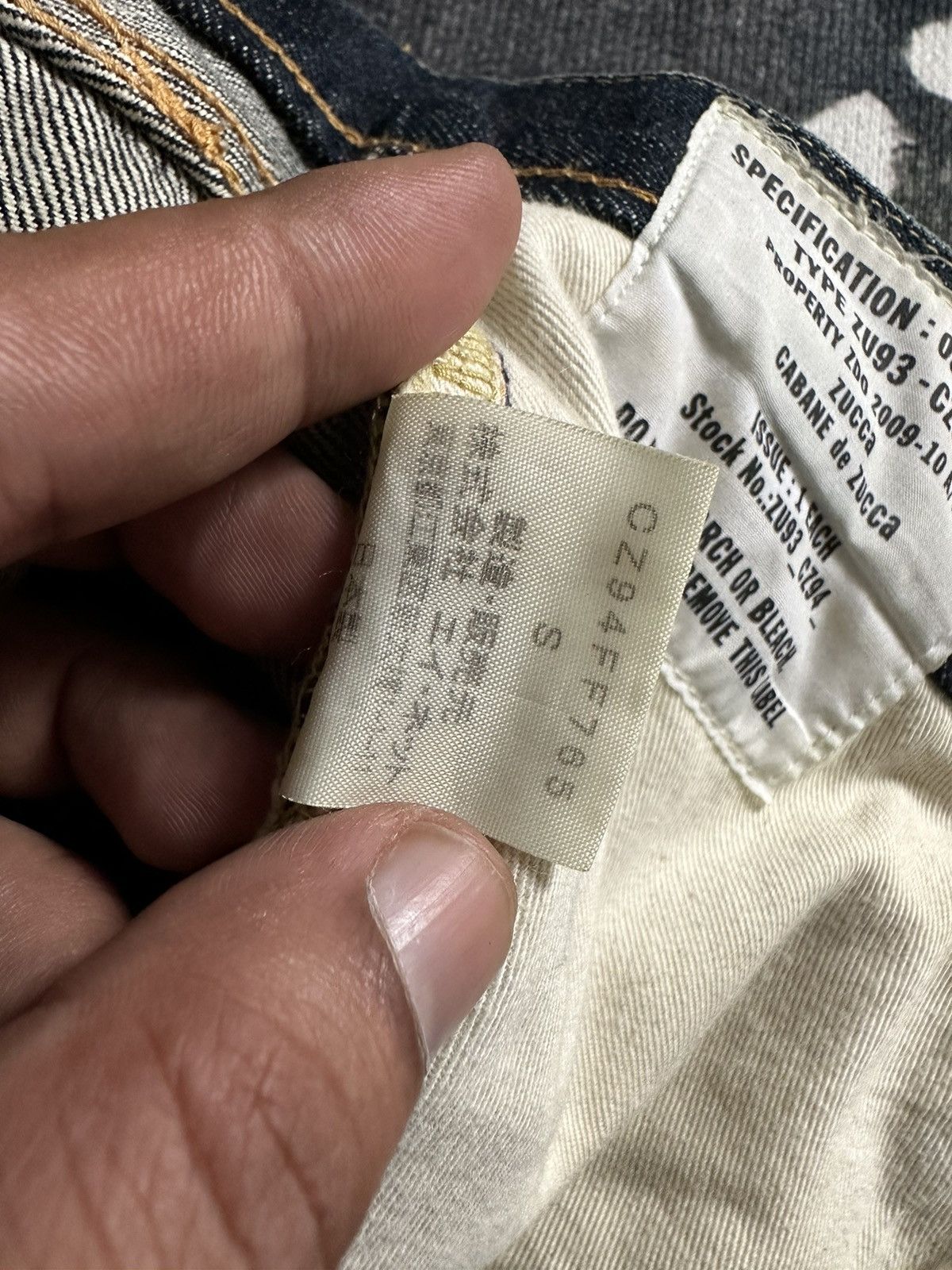 CABANE de ZUCCa AW09/10 - Cabane De Zucca Selvedge raw denim Size US 31 - 17 Thumbnail