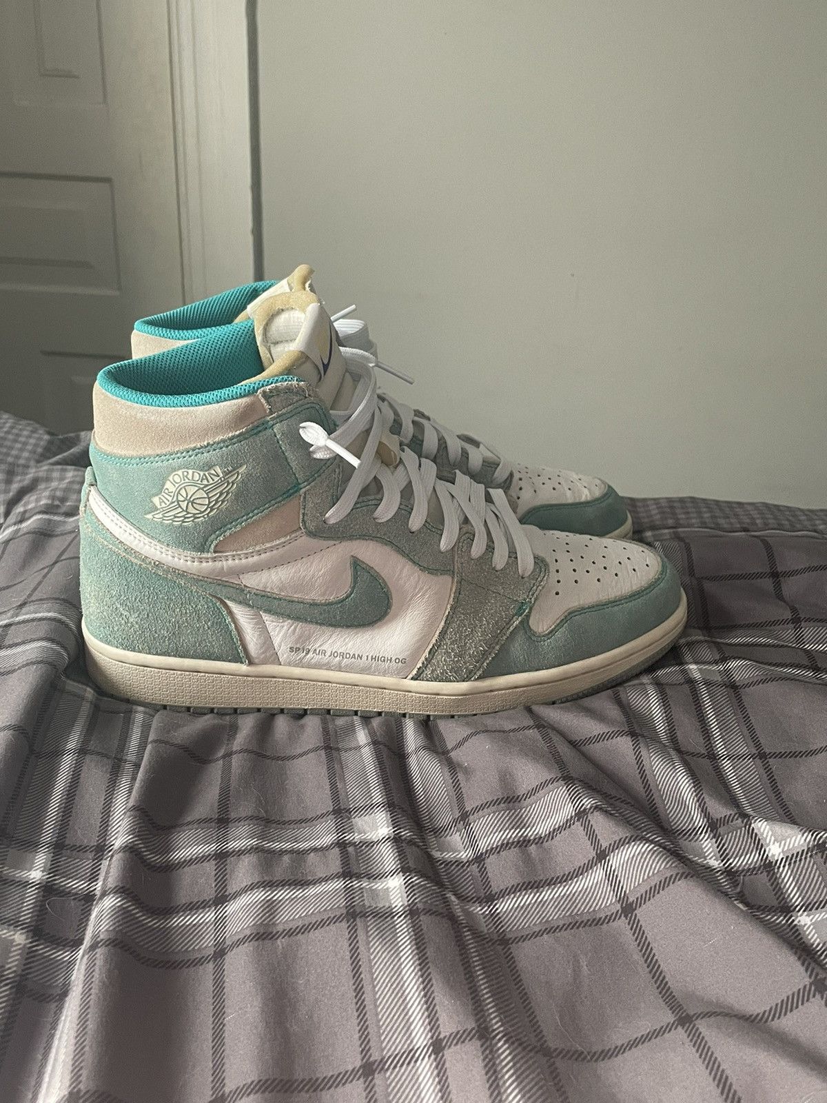 men air jordan 1 retro high og turbo green