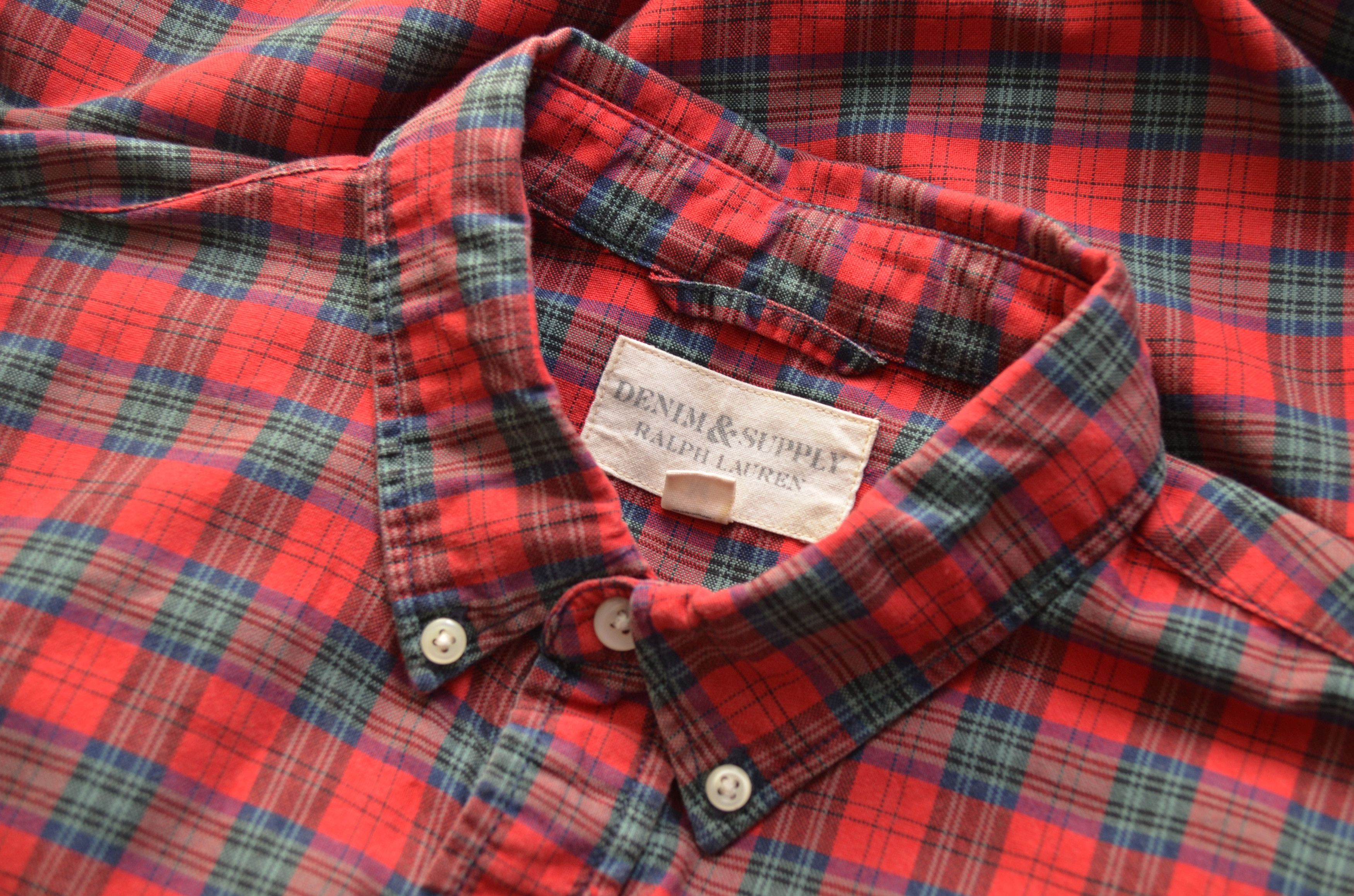 Denim & Supply Ralph Lauren × Polo Ralph Lauren Denim and Supply Ralph Lauren Red Check Shirt Sz M Rare Size US M / EU 48-50 / 2 - 7 Thumbnail