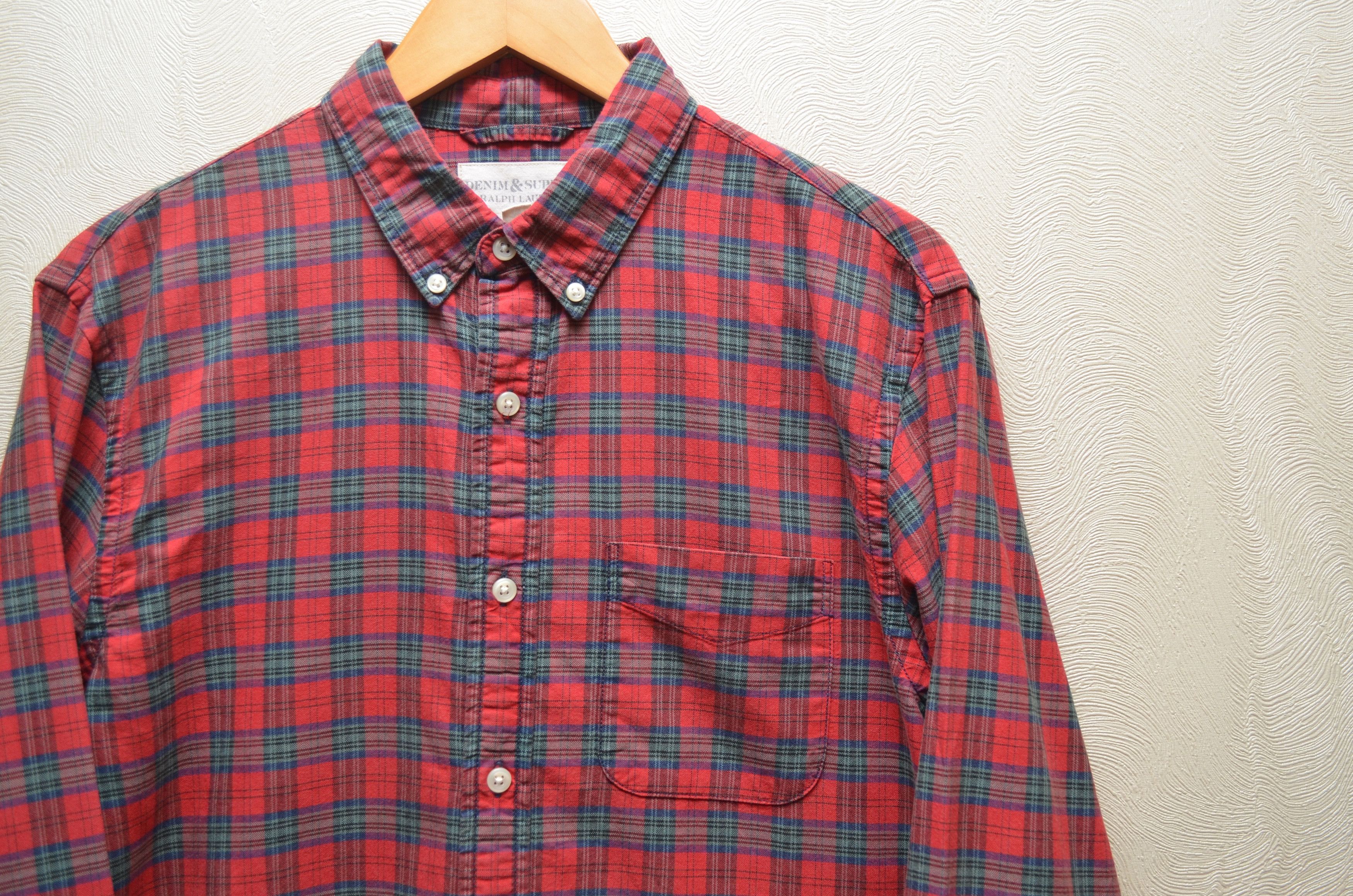 Denim & Supply Ralph Lauren × Polo Ralph Lauren Denim and Supply Ralph Lauren Red Check Shirt Sz M Rare Size US M / EU 48-50 / 2 - 3 Thumbnail