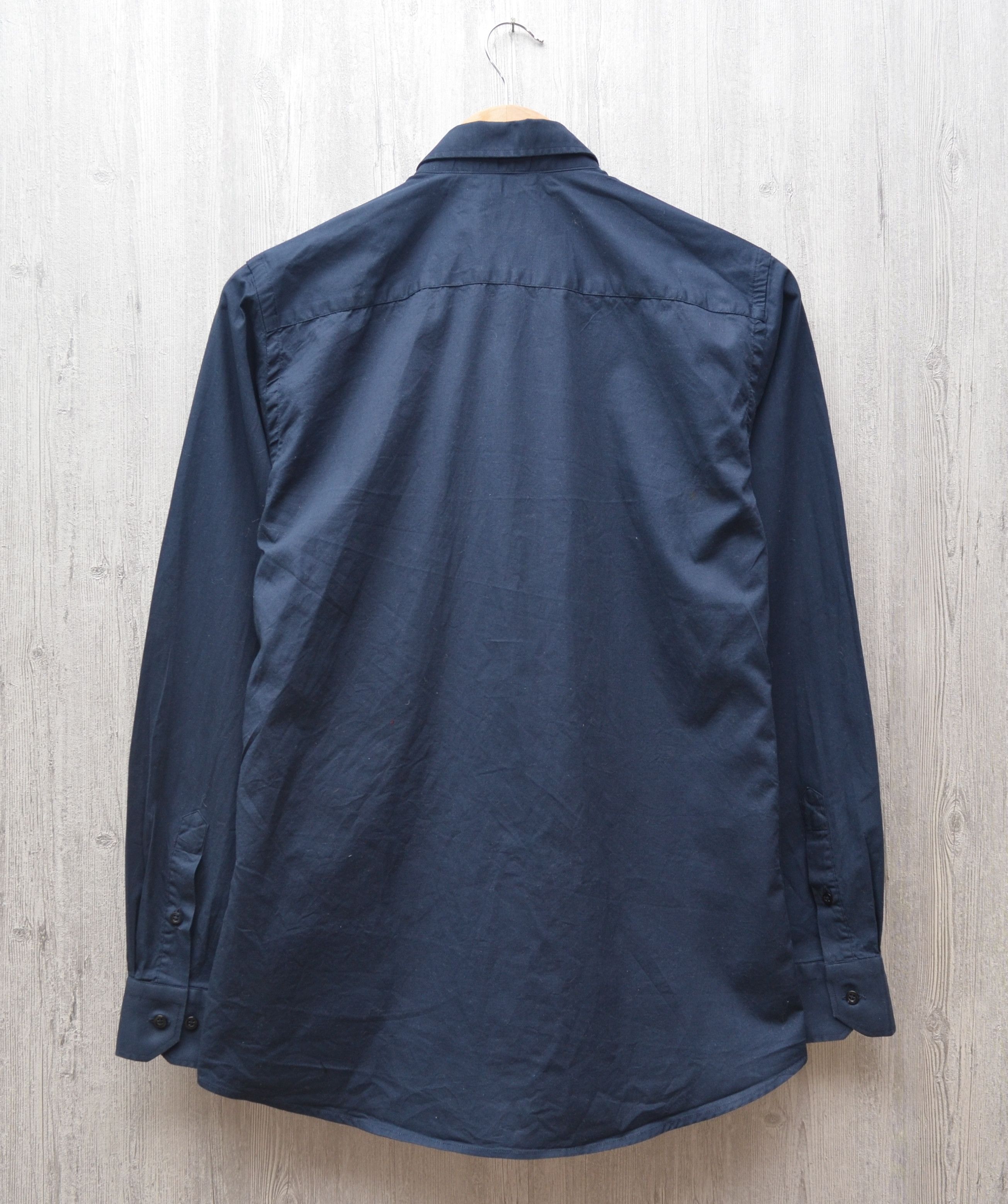 Designer × Moschino Moschino Embrioned Heart Navy Shirt fit S Size US S / EU 44-46 / 1 - 4 Thumbnail