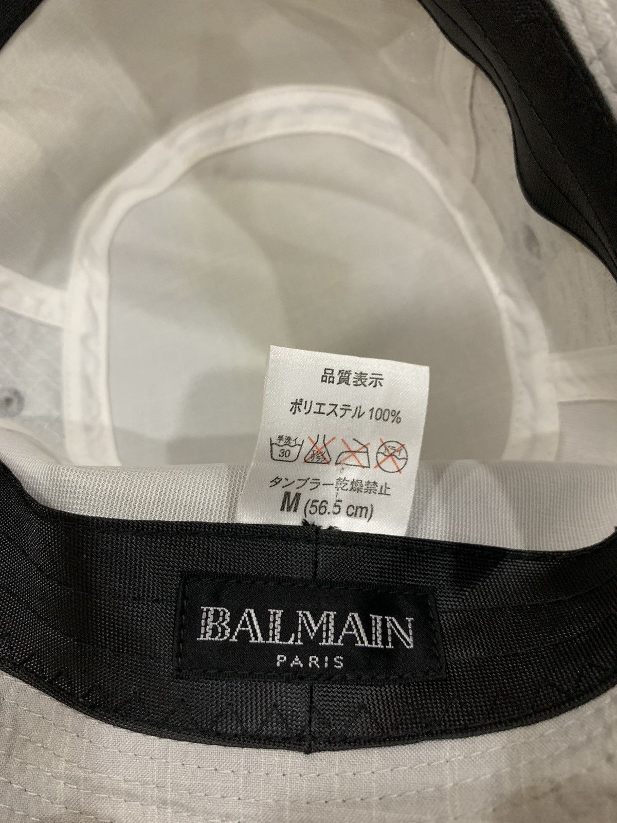 Balmain × Vintage BALMAIN PARIS BUCKET HAT Size ONE SIZE - 6 Thumbnail
