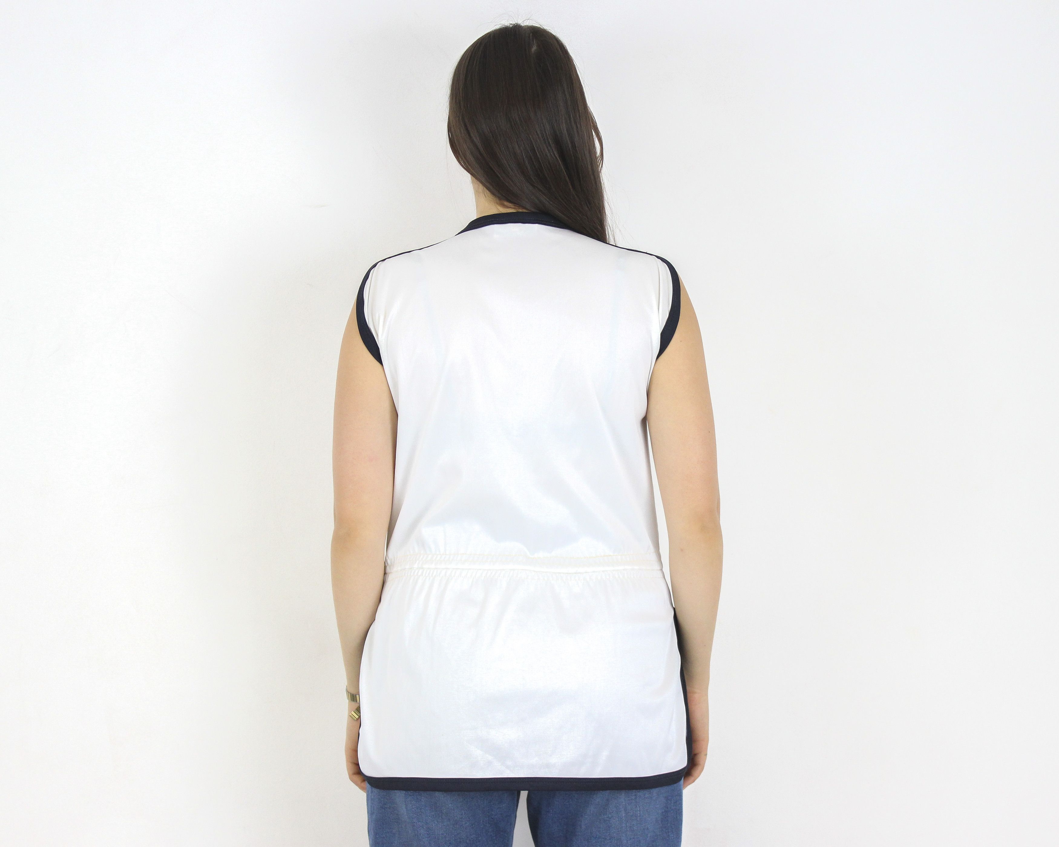 Lacoste × Vintage 80s Tennis Dress skirt M women FR 38 made in France Top Tee Size S / US 4 / IT 40 - 5 Thumbnail