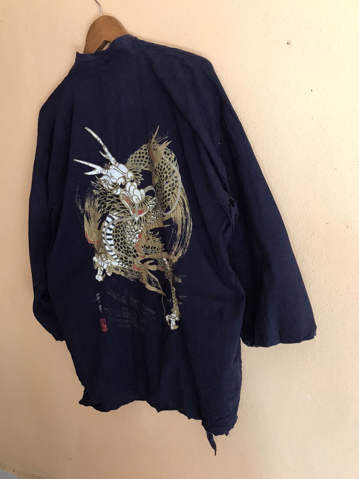 Japanese Brand RARE VINTAGE KIMONO JAPAN DRAGON SAMURAI JACKET TRADITIONAL Size US L / EU 52-54 / 3 - 3 Thumbnail