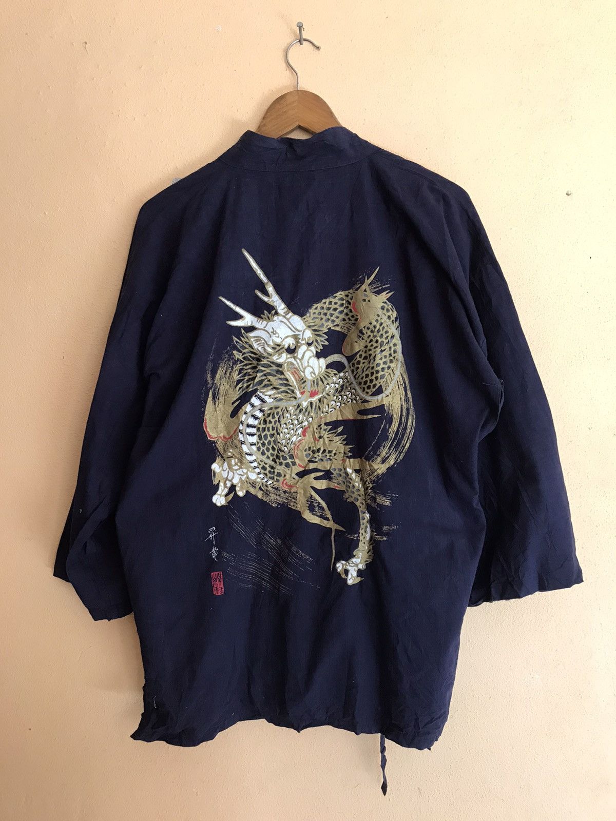 Japanese Brand RARE VINTAGE KIMONO JAPAN DRAGON SAMURAI JACKET TRADITIONAL Size US L / EU 52-54 / 3 - 2 Thumbnail