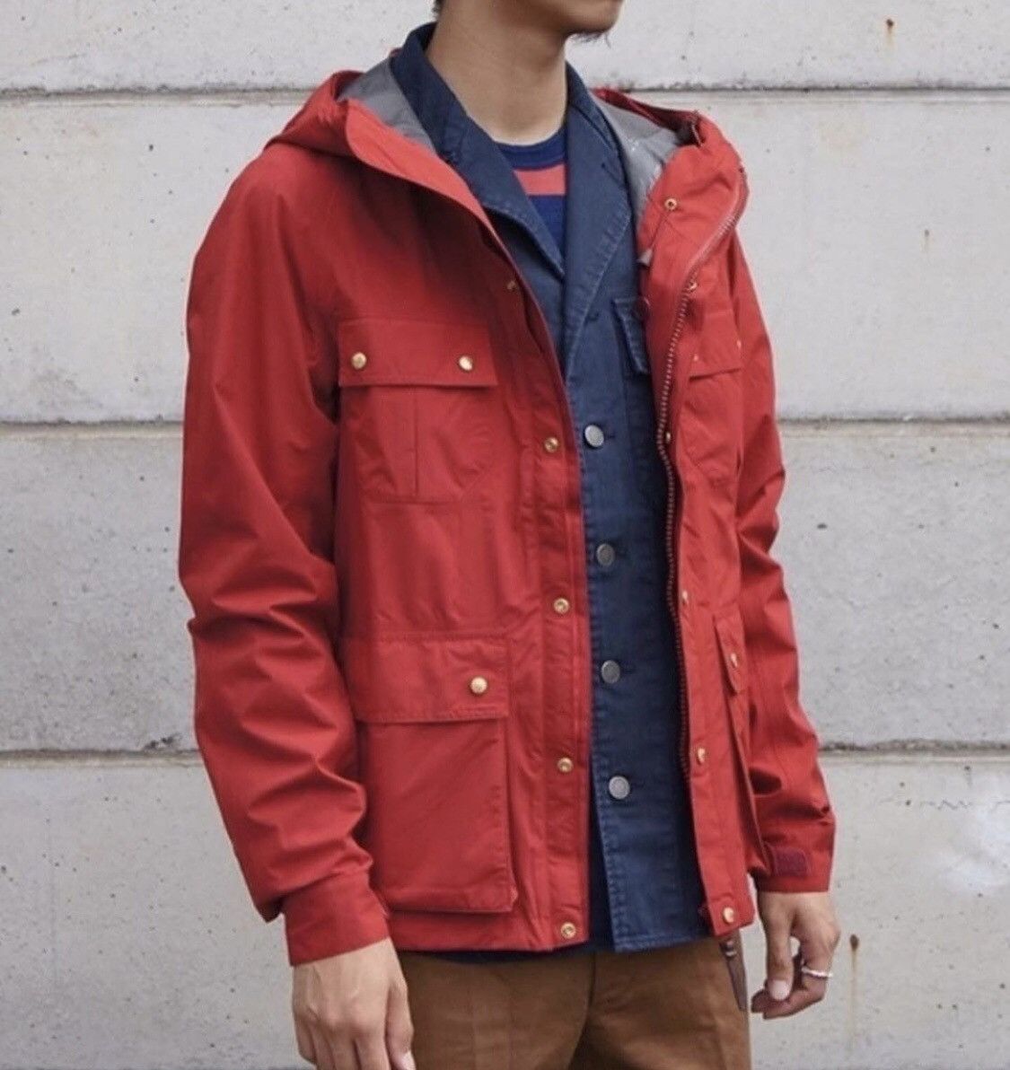 Visvim Totem Parka 2.5L Gore-tex - Red | Grailed