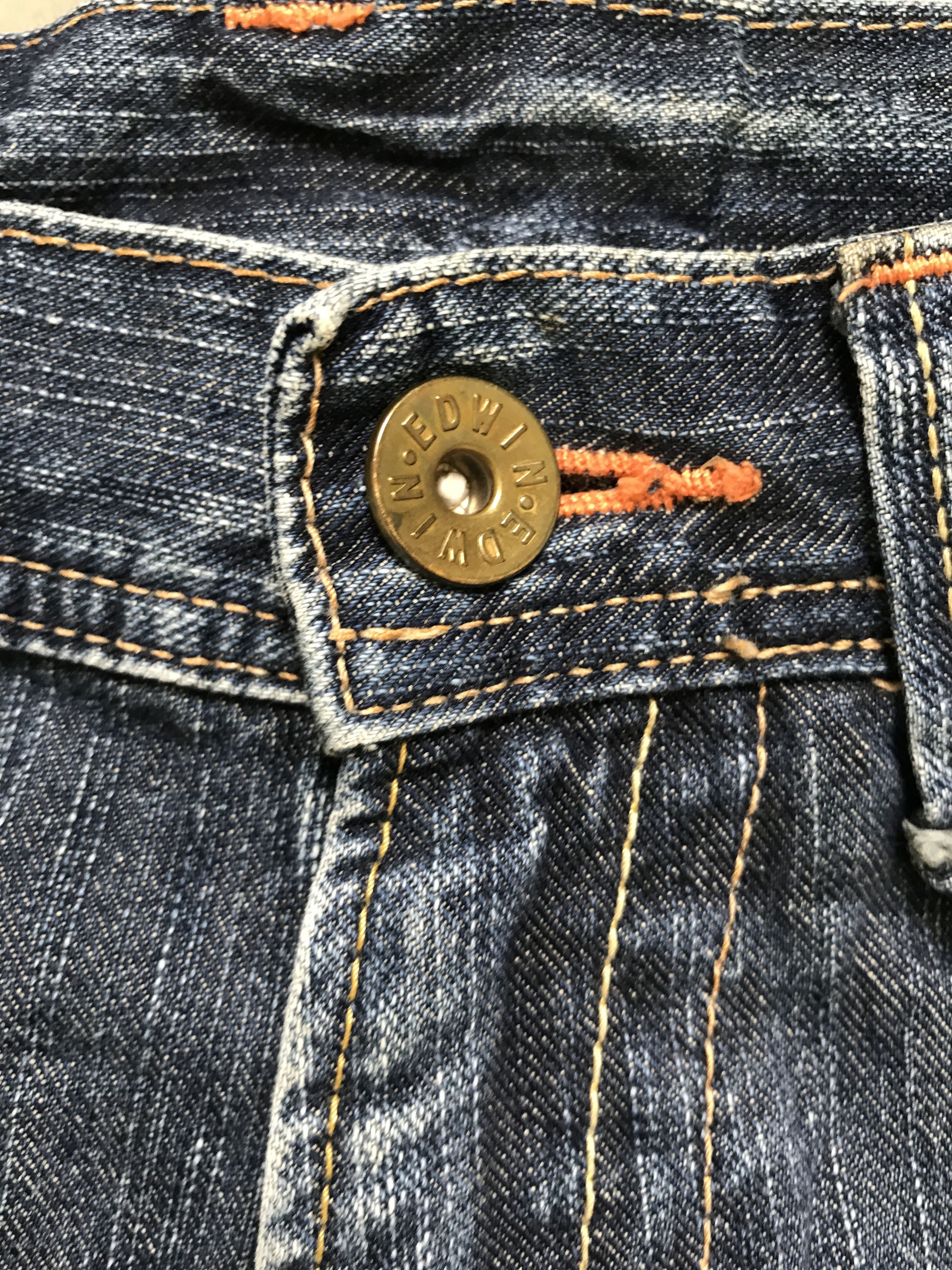 Edwin CP100 EDWIN Twin Front Pocket Flare Cargo Jeans Size US 30 / EU 46 - 6 Thumbnail