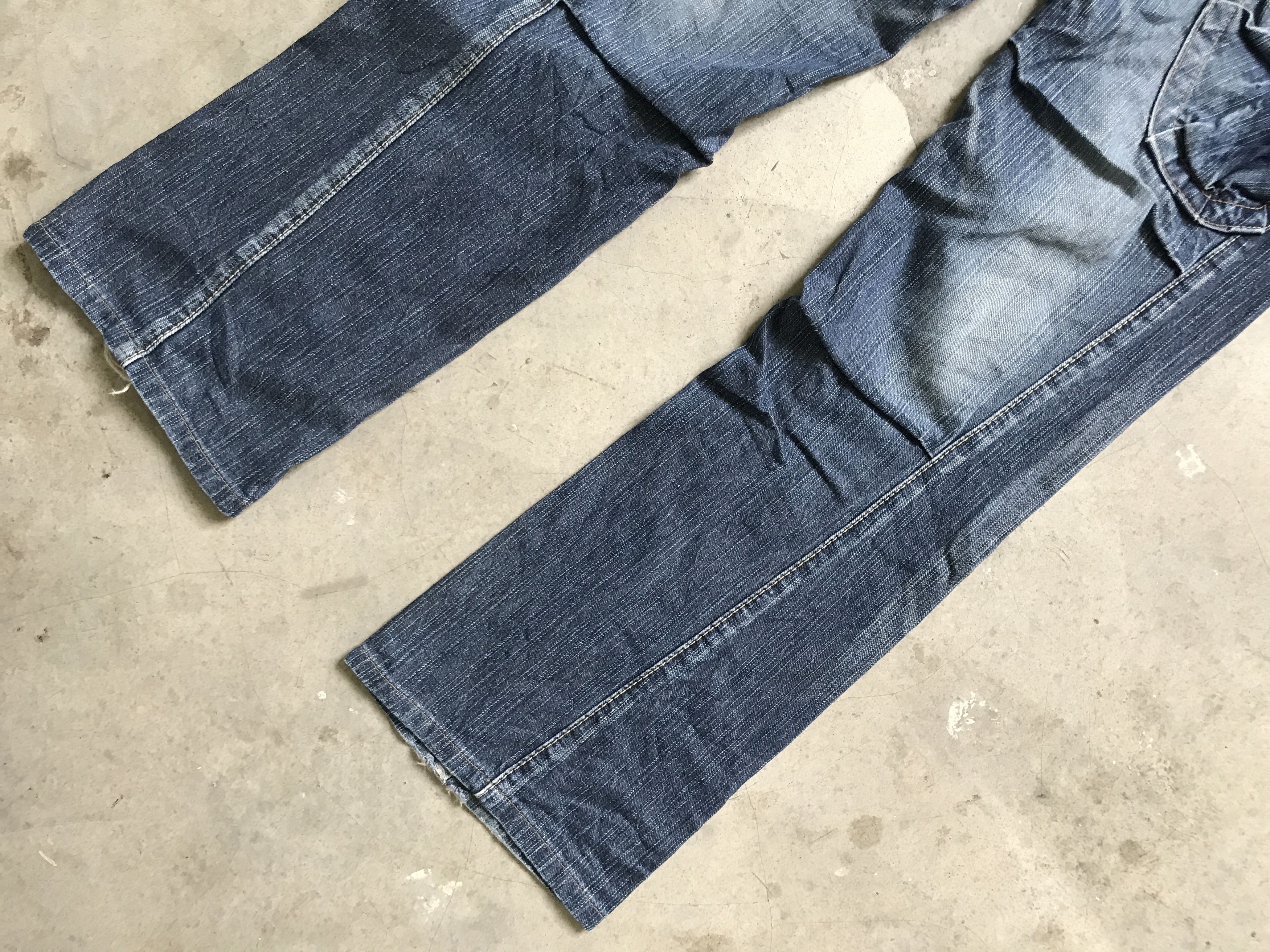 Edwin CP100 EDWIN Twin Front Pocket Flare Cargo Jeans Size US 30 / EU 46 - 4 Thumbnail