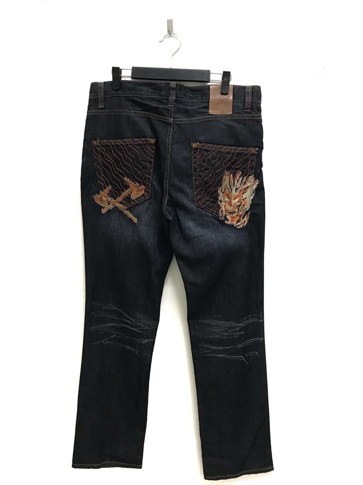 Japanese Brand Japanese Brand Stockton Embroidered Jeans Size US 36 / EU 52 - 1 Thumbnail