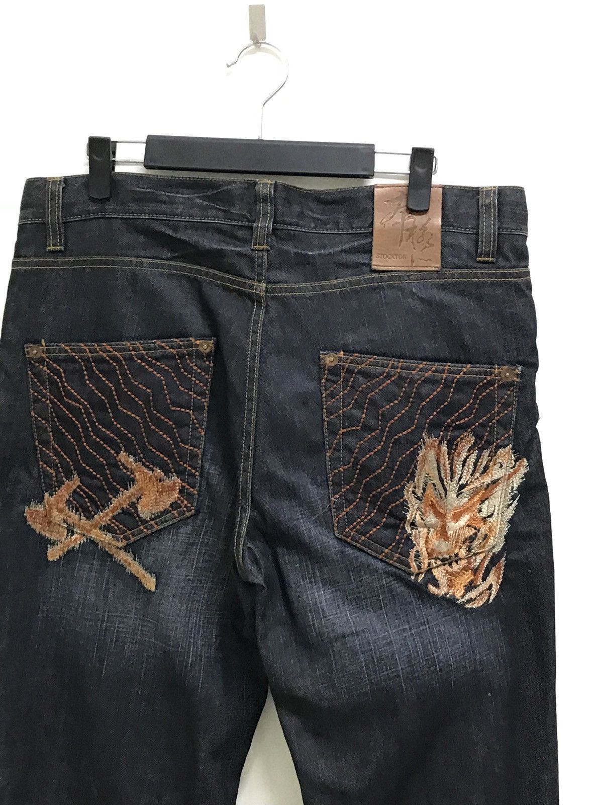 Japanese Brand Japanese Brand Stockton Embroidered Jeans Size US 36 / EU 52 - 6 Thumbnail