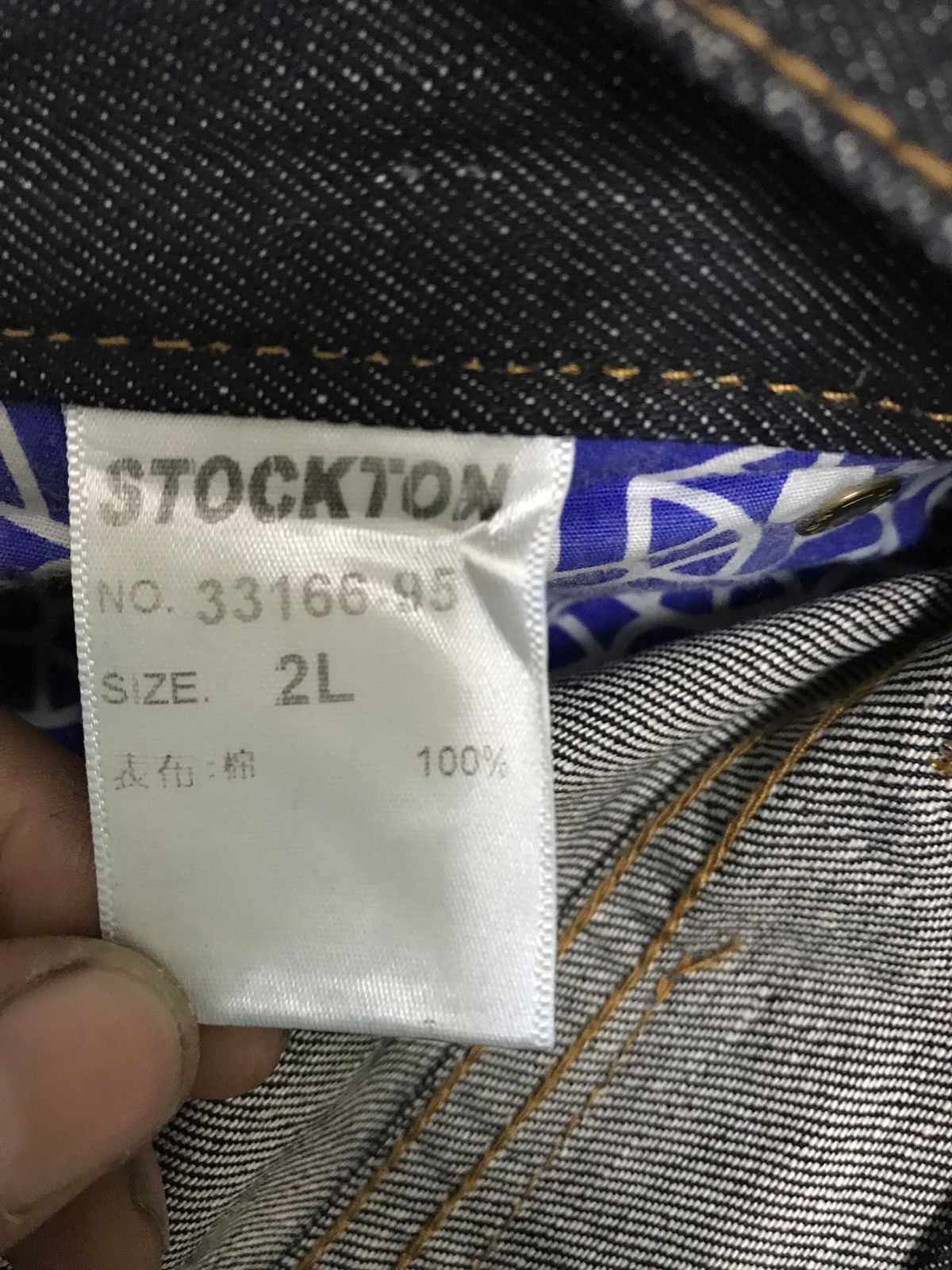 Japanese Brand Japanese Brand Stockton Embroidered Jeans Size US 36 / EU 52 - 12 Thumbnail
