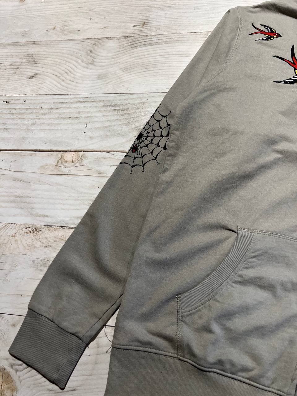 Ed Hardy Vintage Ed Hardy Hoodie Full Zip Eagle Japan Y2K Size US L / EU 52-54 / 3 - 10 Thumbnail