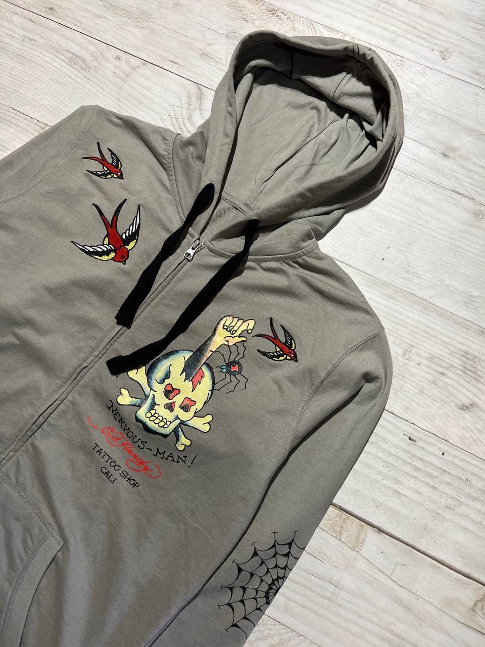 Ed Hardy Vintage Ed Hardy Hoodie Full Zip Eagle Japan Y2K Size US L / EU 52-54 / 3 - 7 Thumbnail