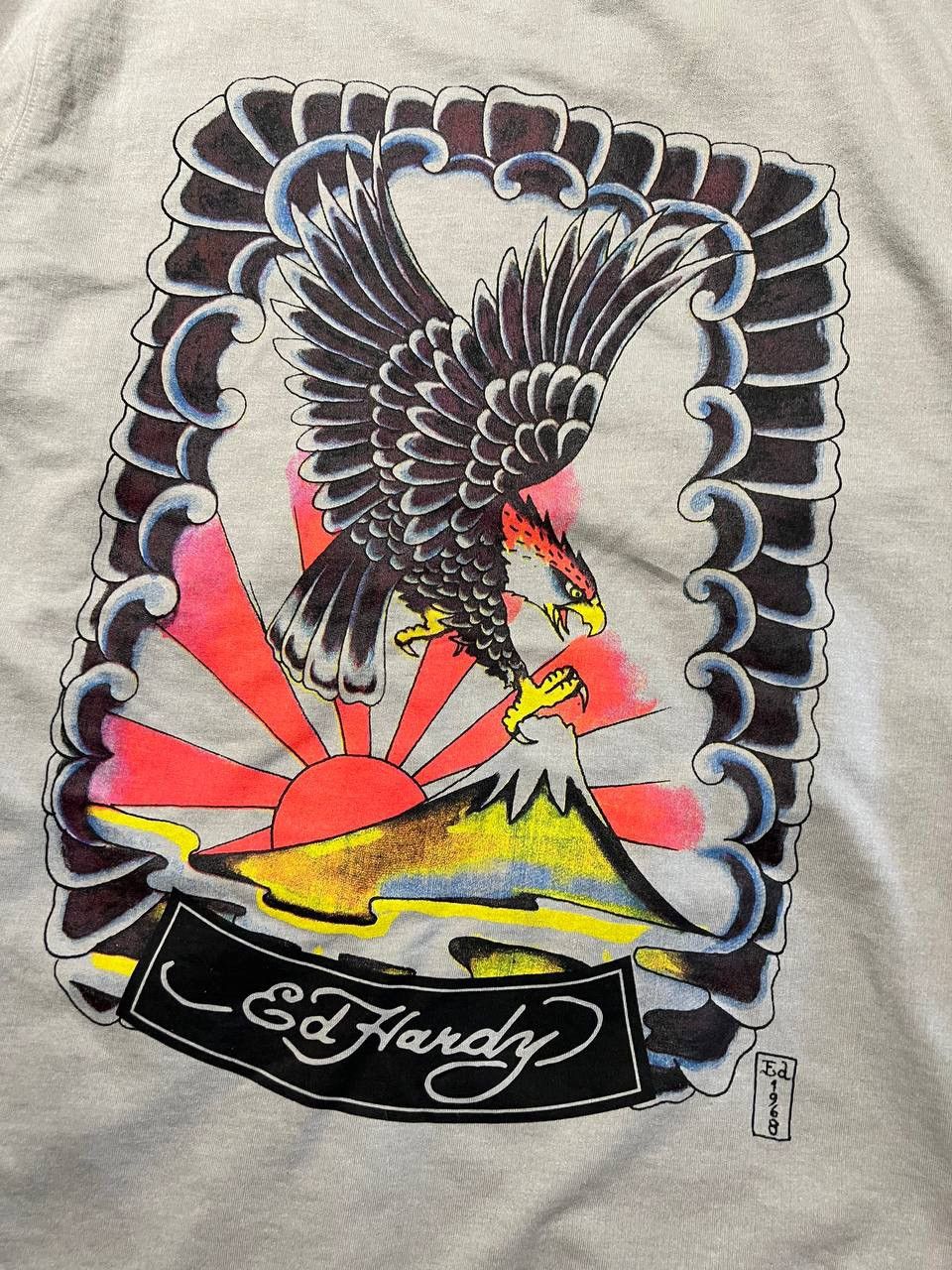 Ed Hardy Vintage Ed Hardy Hoodie Full Zip Eagle Japan Y2K Size US L / EU 52-54 / 3 - 6 Thumbnail