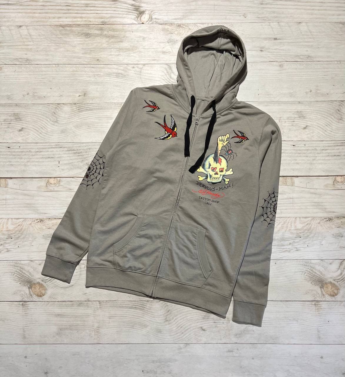 Ed Hardy Vintage Ed Hardy Hoodie Full Zip Eagle Japan Y2K Size US L / EU 52-54 / 3 - 5 Thumbnail
