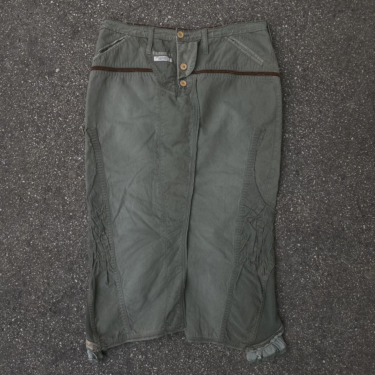 Jupe Cargo Déstructurée Marithé François Girbaud Taille S Couleur Taupe - Occasion Excellent état - Made In Italy
