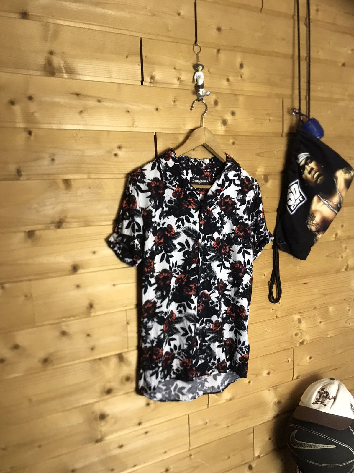 Other Judas Sinned skull flower shirt Size US S / EU 44-46 / 1 - 1 Thumbnail