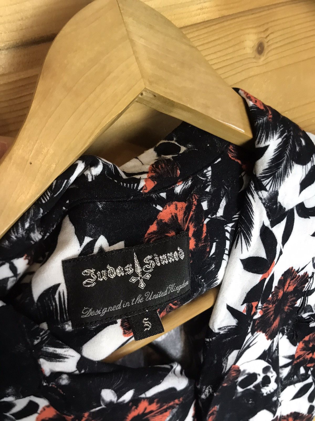 Other Judas Sinned skull flower shirt Size US S / EU 44-46 / 1 - 6 Thumbnail