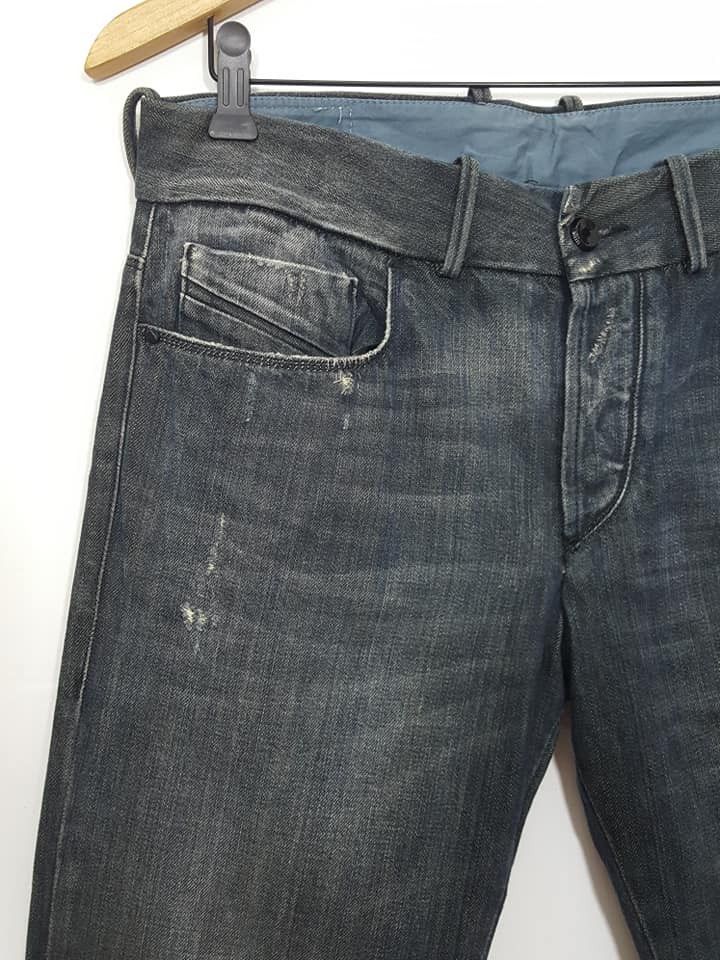 Diesel Black Gold DIESEL BLACK GOLD Made in Tunisia Flare Denim Pant Size US 32 / EU 48 - 3 Thumbnail