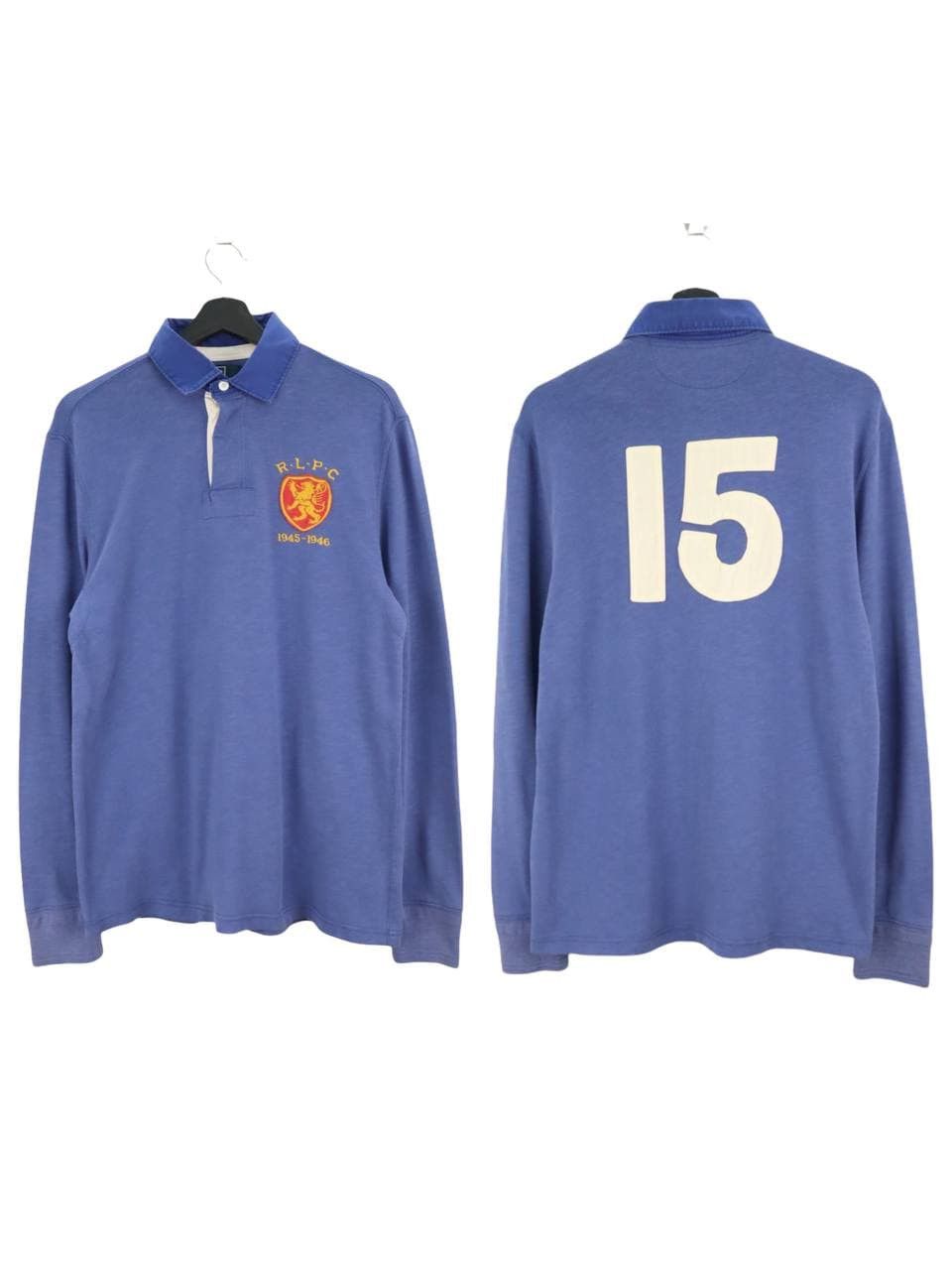Polo Ralph Lauren × Ralph Lauren × Vintage Vintage PRL Polo Club Custom Fit #15 Rugby Shirt Size US M / EU 48-50 / 2 - 1 Thumbnail