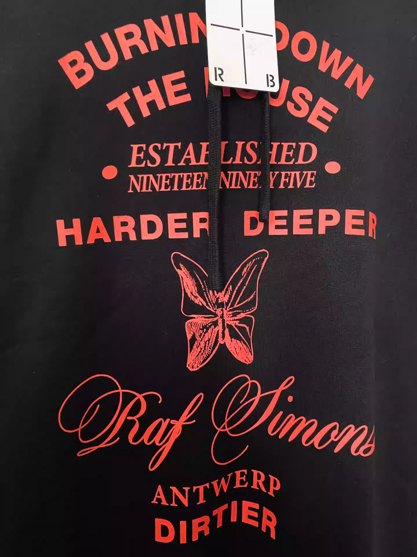 Raf Simons Raf simons 2019AW blue velvet season slogan hoodie Size US M / EU 48-50 / 2 - 3 Thumbnail
