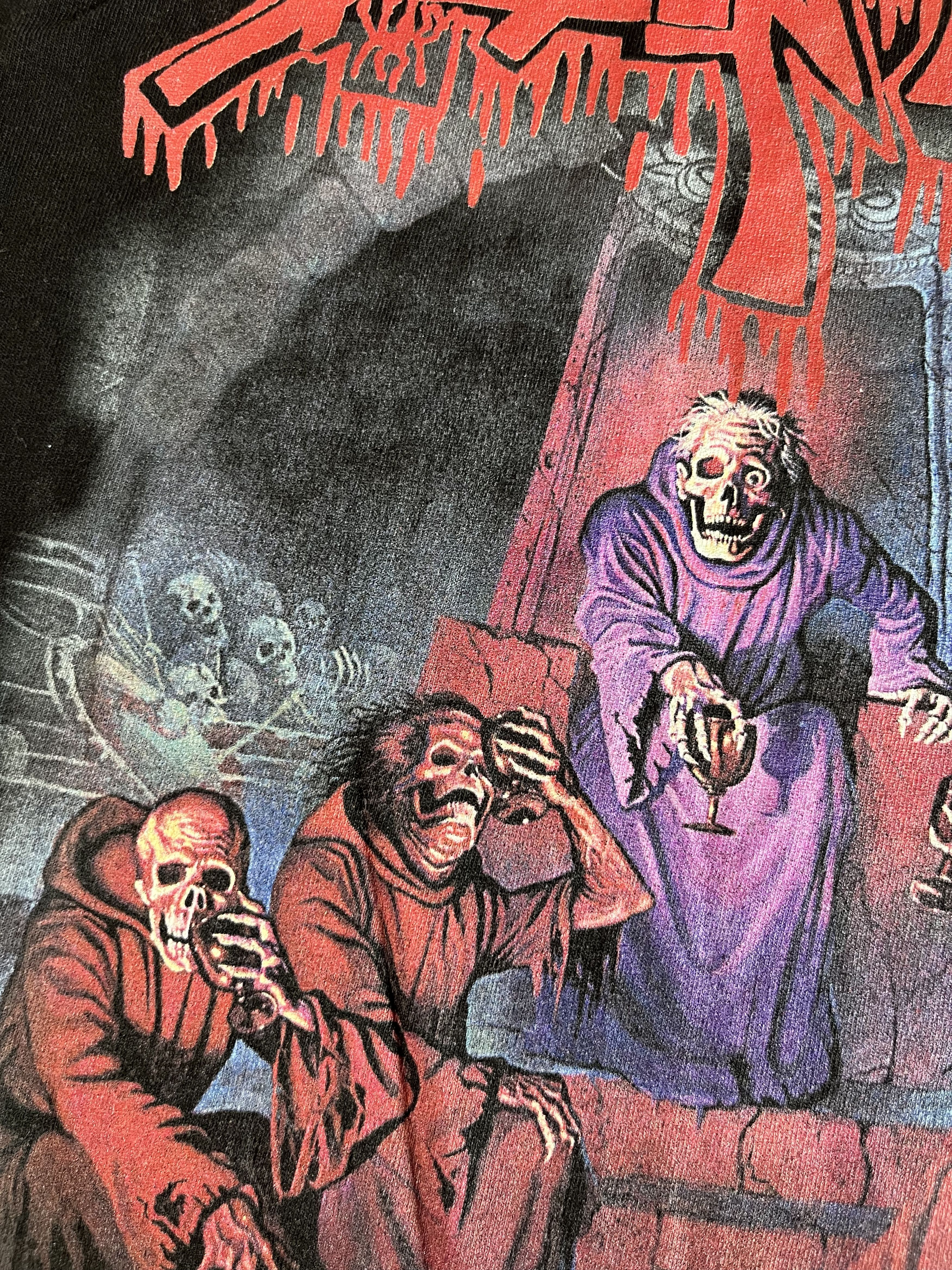 Band Tees × Vintage Death "Scream Bloody Gore" 1987 Album Longsleeve Size US M / EU 48-50 / 2 - 5 Thumbnail