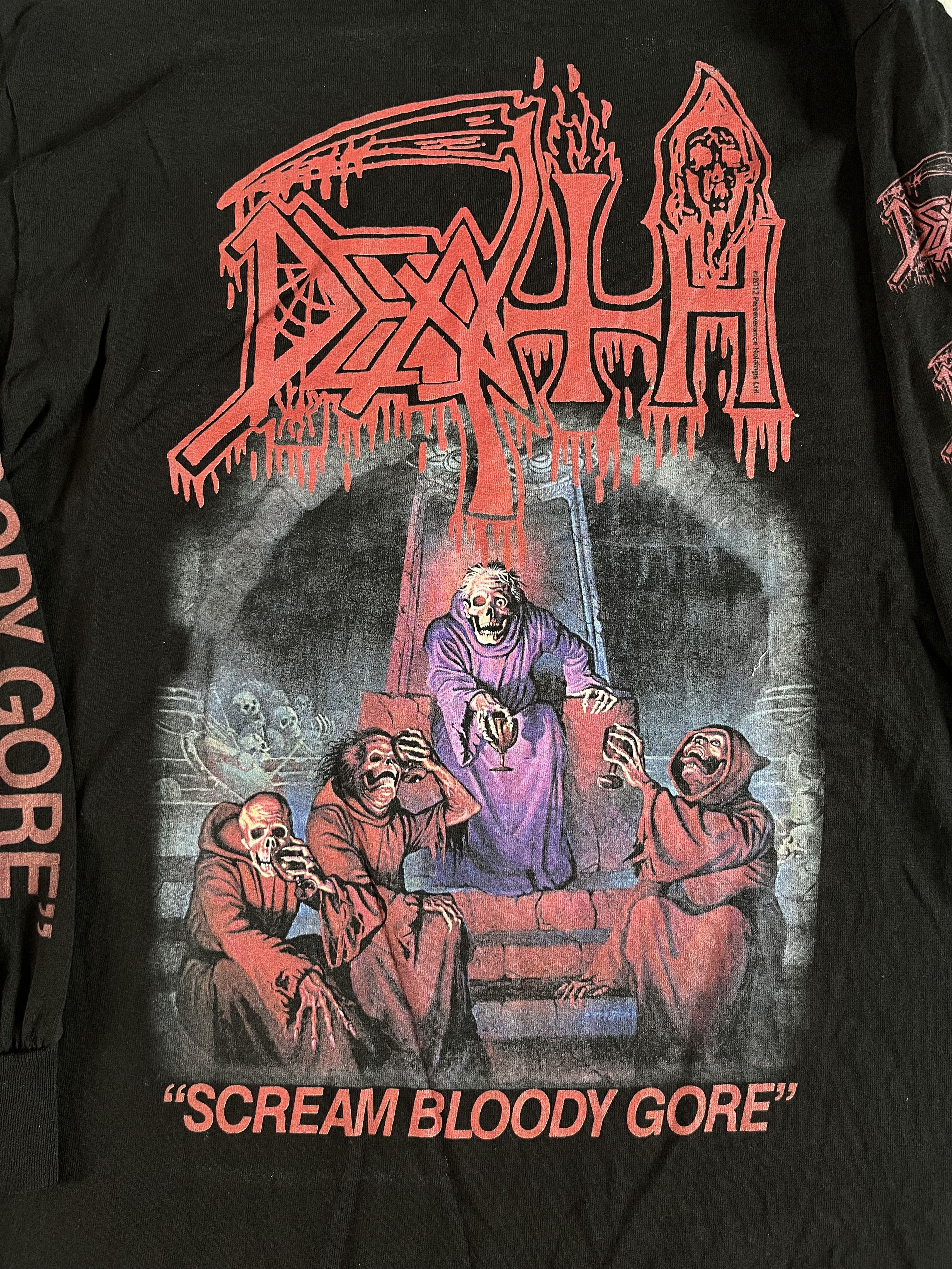 Band Tees × Vintage Death "Scream Bloody Gore" 1987 Album Longsleeve Size US M / EU 48-50 / 2 - 4 Thumbnail