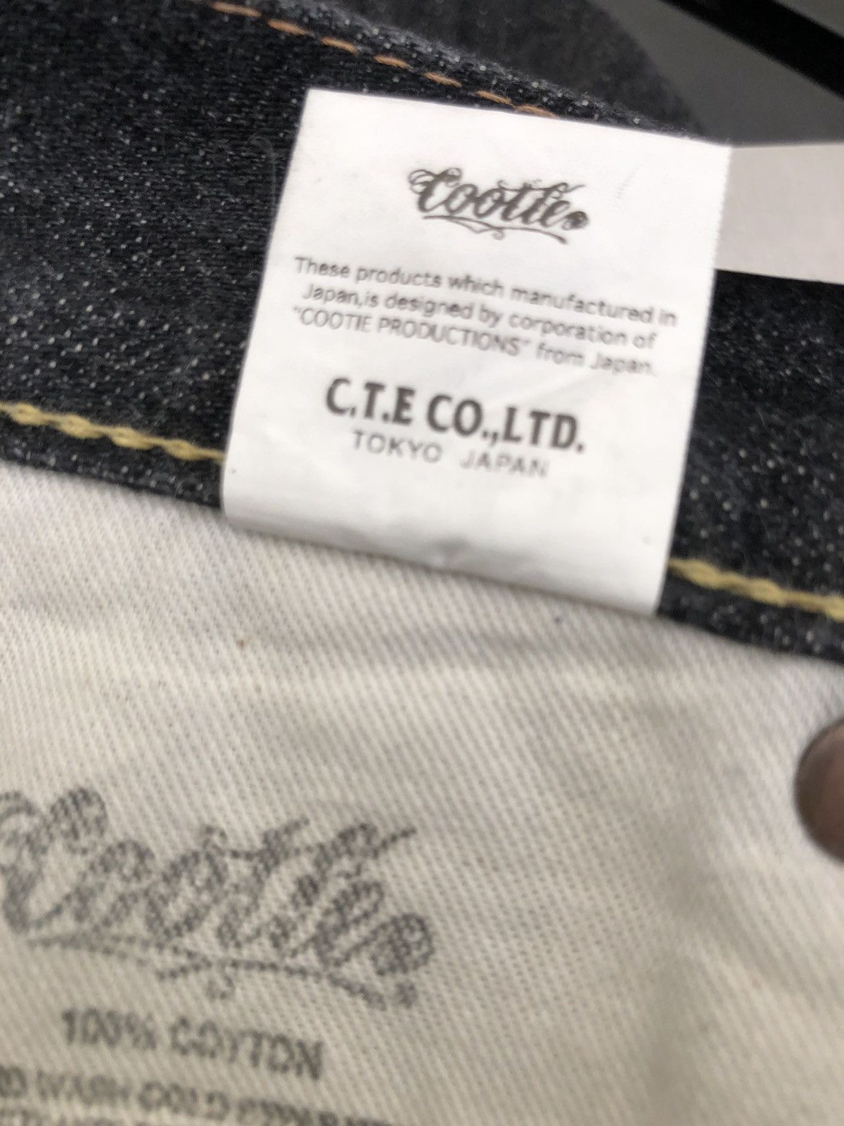 Nepenthes Cootie Japan Thick Denim Selvedge Jeans Leather Patch Size US 32 / EU 48 - 25 Thumbnail