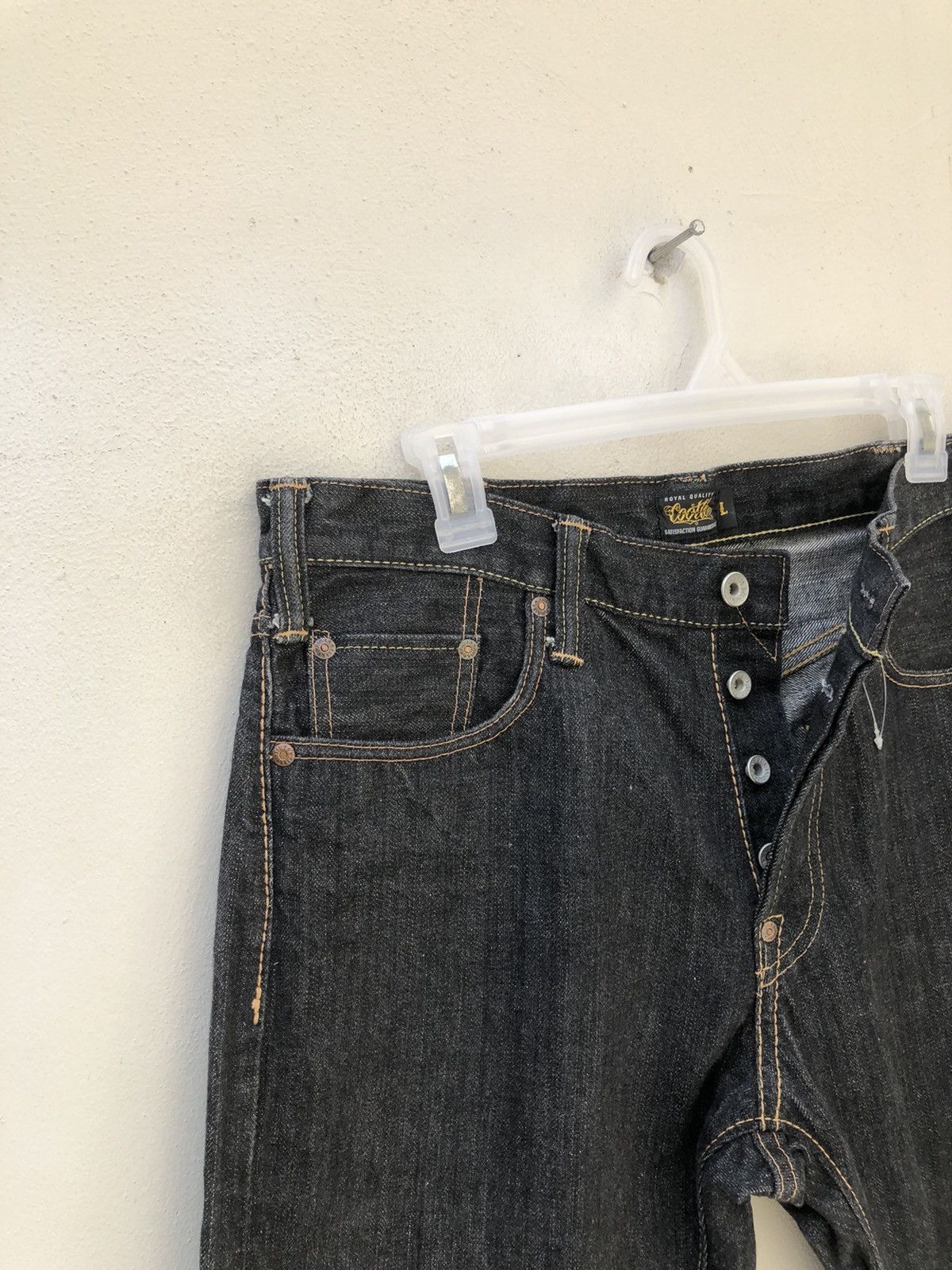 Nepenthes Cootie Japan Thick Denim Selvedge Jeans Leather Patch Size US 32 / EU 48 - 8 Thumbnail