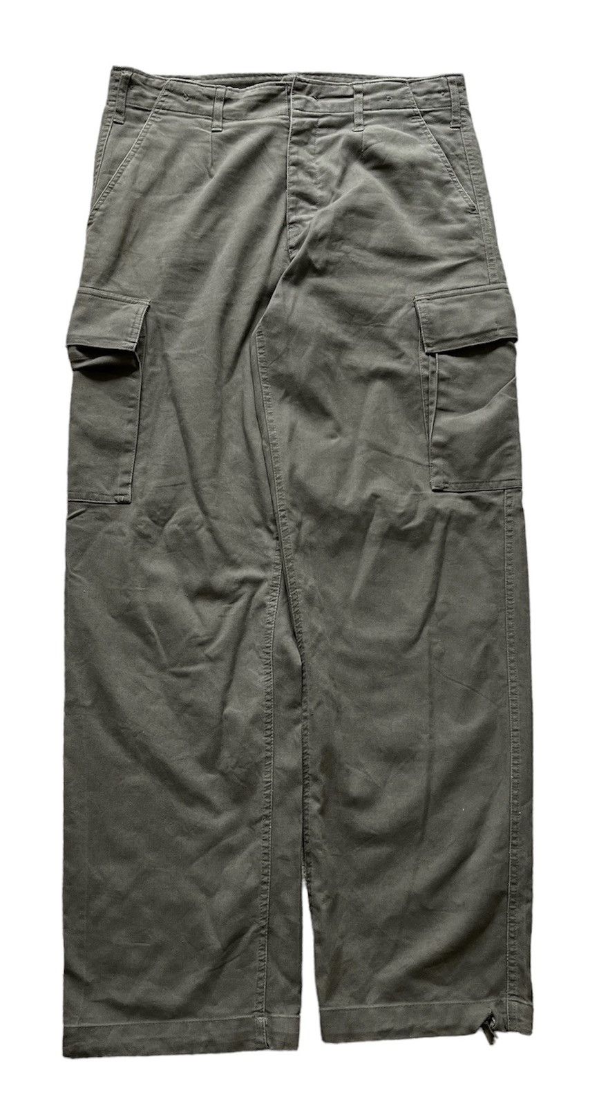 BROEKEN BDU/US VELDBROEK/CARGO/TROPEN/WANDELPILOTEN BROEK VINTAGE STRAIGT /KATOEN