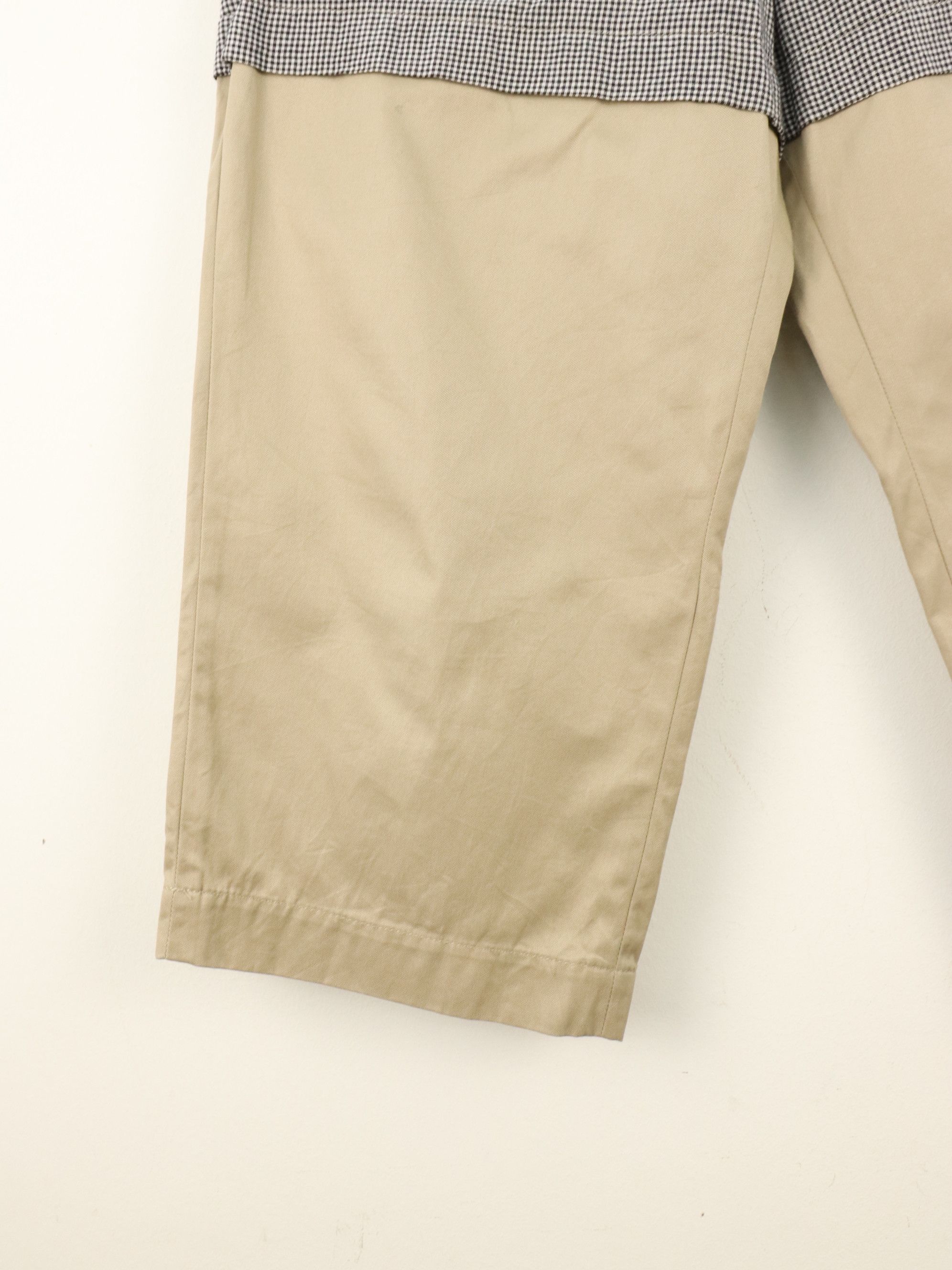 Nozomi Ishiguro Nozomi Ishiguro Hybrid Plaid Khakis Cropped Pant Size US 29 - 14 Thumbnail