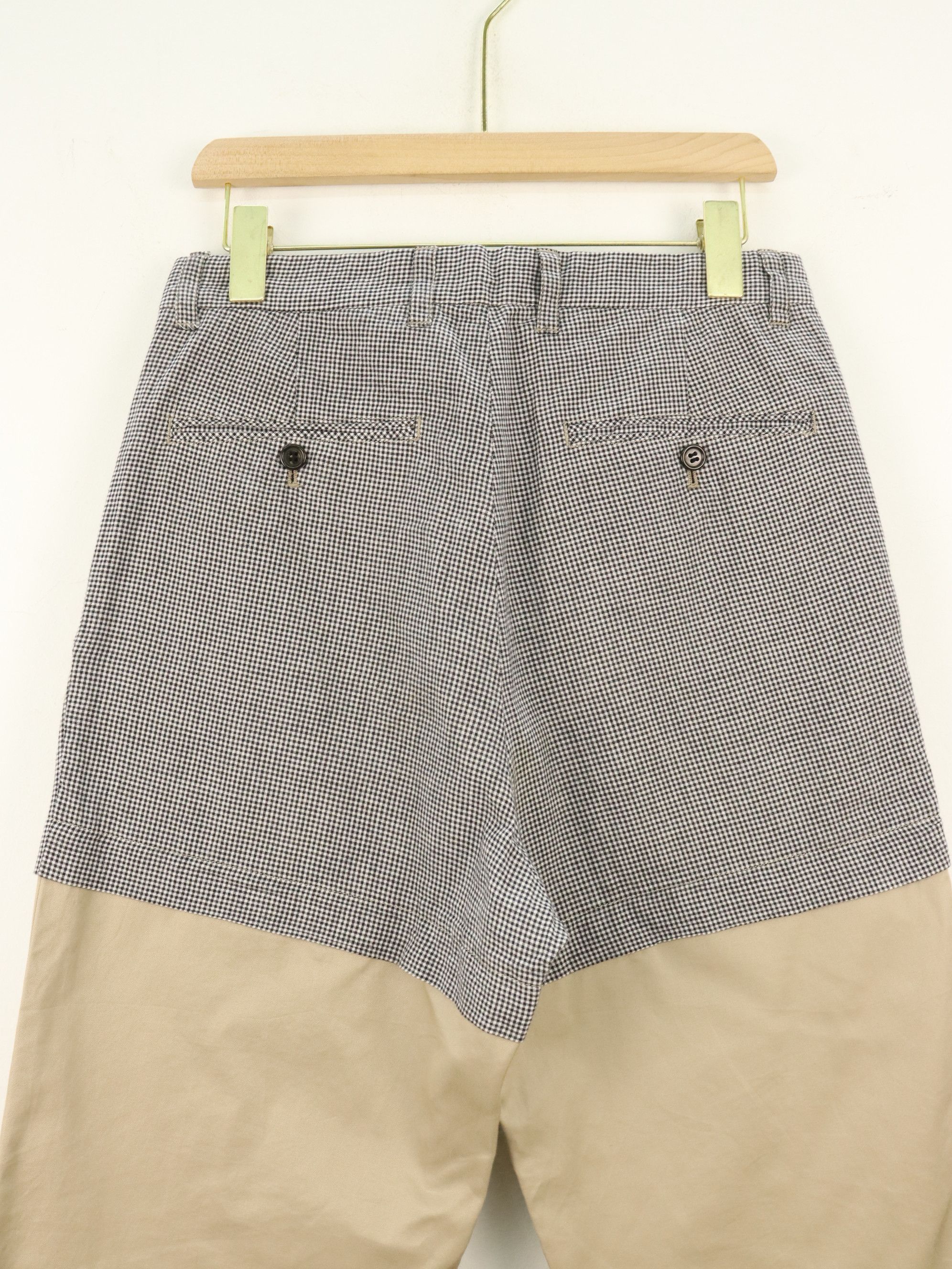 Nozomi Ishiguro Nozomi Ishiguro Hybrid Plaid Khakis Cropped Pant Size US 29 - 11 Thumbnail
