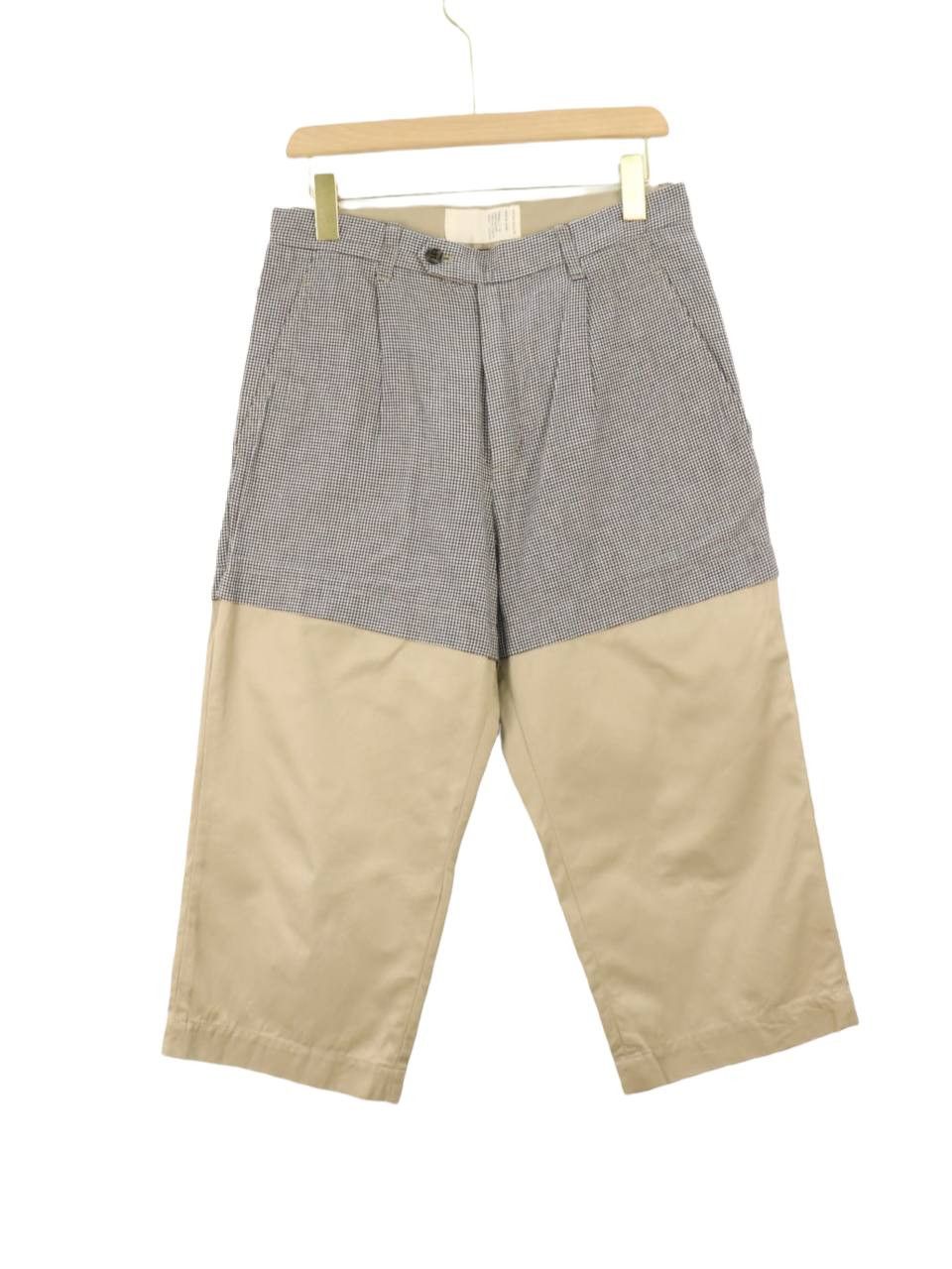 Nozomi Ishiguro Nozomi Ishiguro Hybrid Plaid Khakis Cropped Pant Size US 29 - 6 Thumbnail