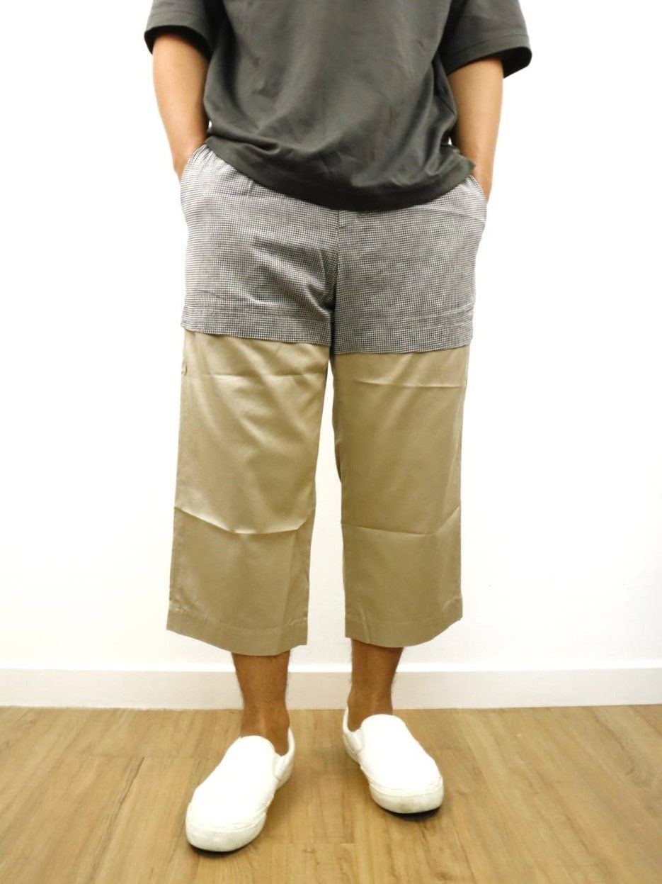 Nozomi Ishiguro Nozomi Ishiguro Hybrid Plaid Khakis Cropped Pant Size US 29 - 9 Thumbnail