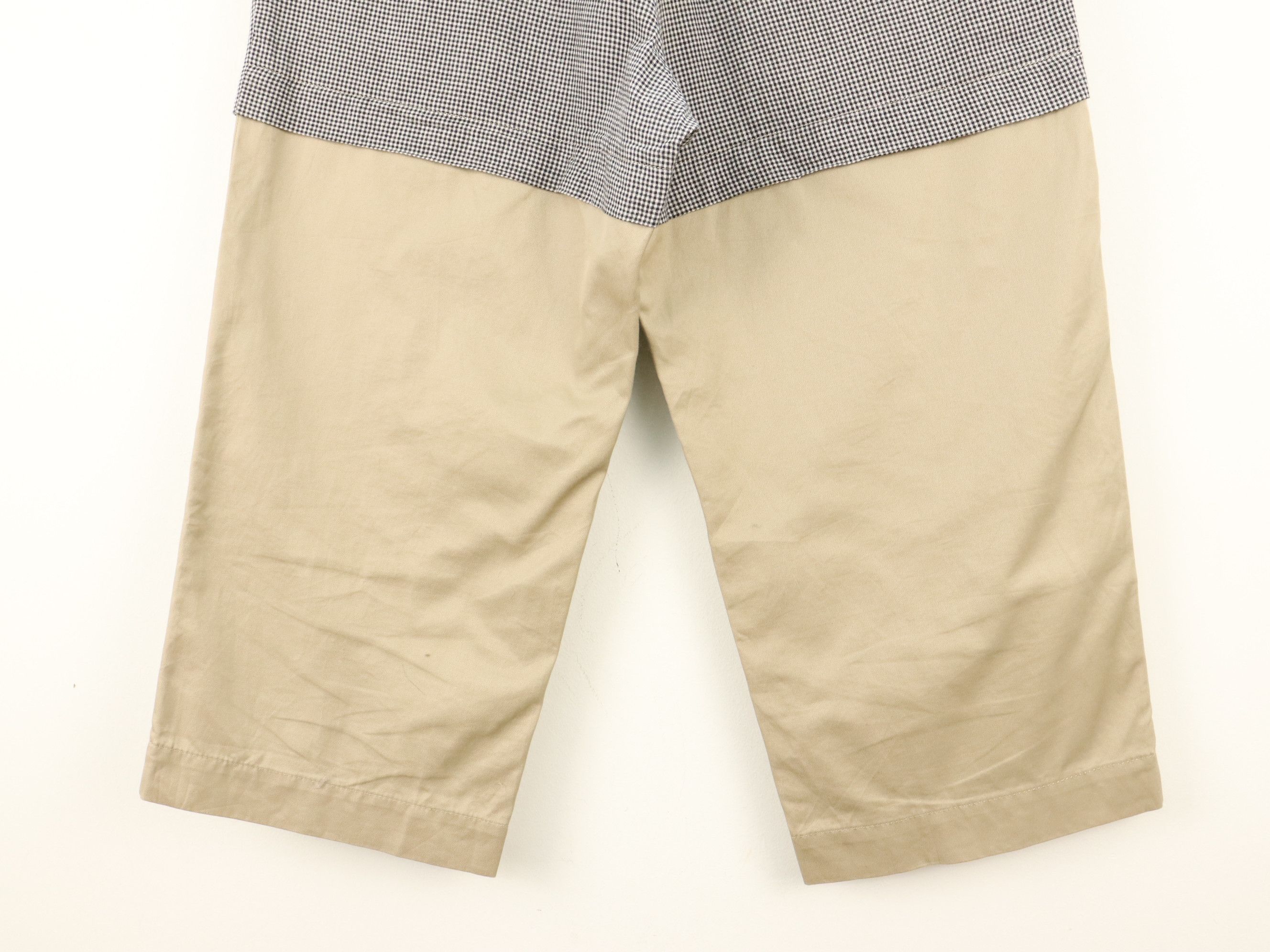 Nozomi Ishiguro Nozomi Ishiguro Hybrid Plaid Khakis Cropped Pant Size US 29 - 16 Thumbnail