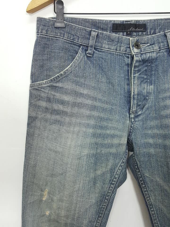 Attachment ATTACHMENT Straight Cut Denim Jeans Pant Size US 32 / EU 48 - 3 Thumbnail