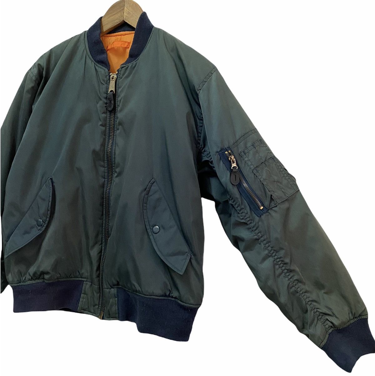 Japanese Brand 🔥VINTAGE PRINTSTAR RARE GREEN BOMBER JACKET Size US M / EU 48-50 / 2 - 8 Thumbnail