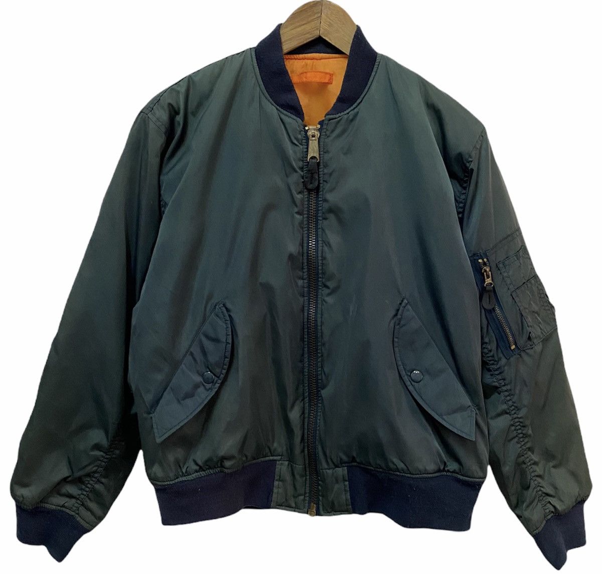 Japanese Brand 🔥VINTAGE PRINTSTAR RARE GREEN BOMBER JACKET Size US M / EU 48-50 / 2 - 1 Thumbnail