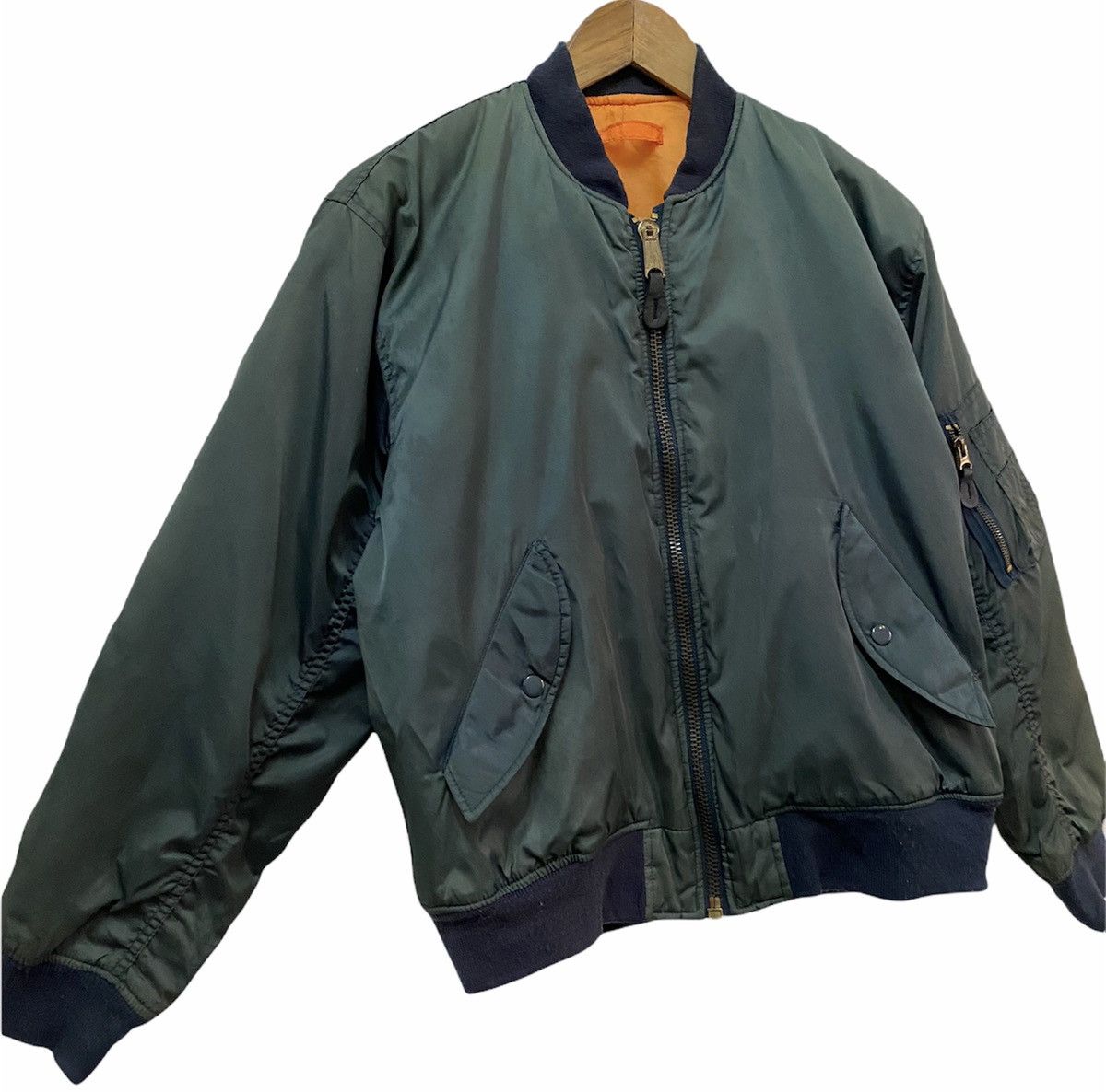 Japanese Brand 🔥VINTAGE PRINTSTAR RARE GREEN BOMBER JACKET Size US M / EU 48-50 / 2 - 7 Thumbnail