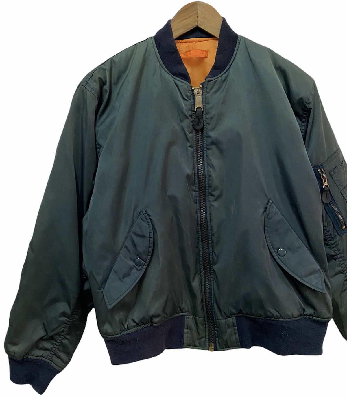 Japanese Brand 🔥VINTAGE PRINTSTAR RARE GREEN BOMBER JACKET Size US M / EU 48-50 / 2 - 6 Thumbnail