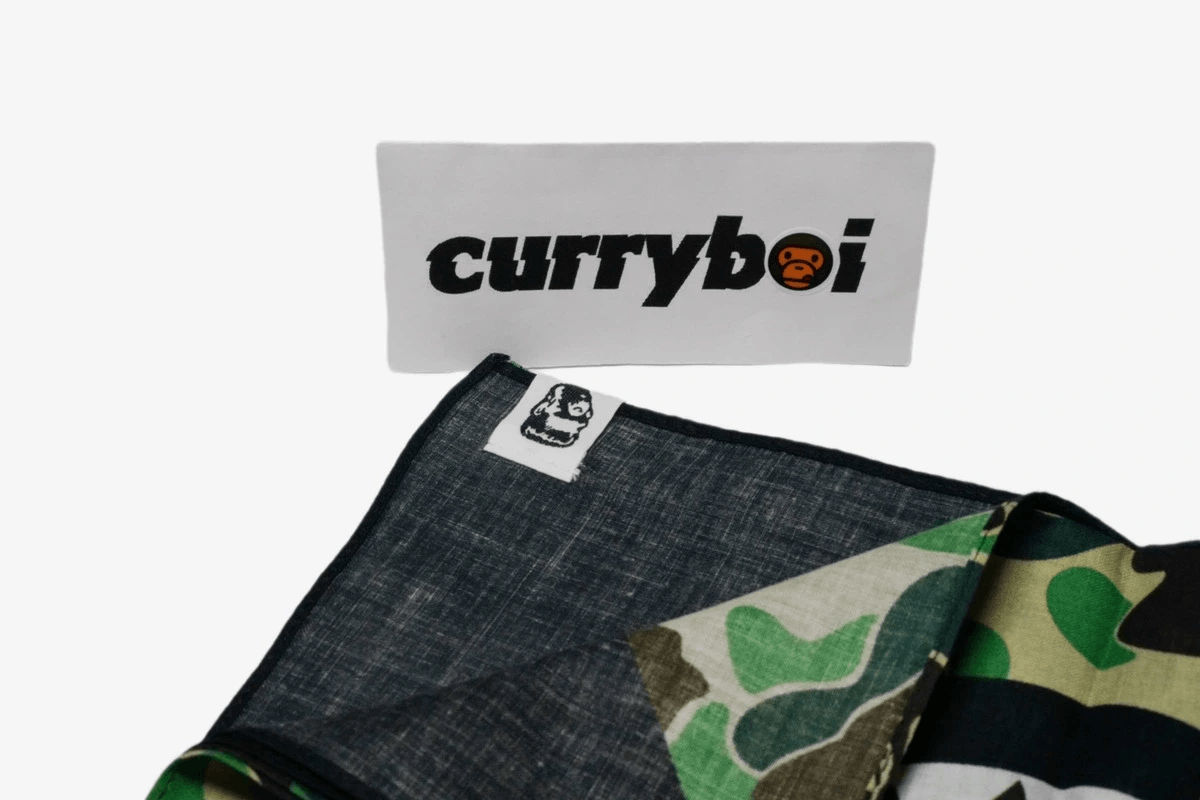 Bape Bape ABC Shark Bandana Green Size ONE SIZE - 4 Thumbnail