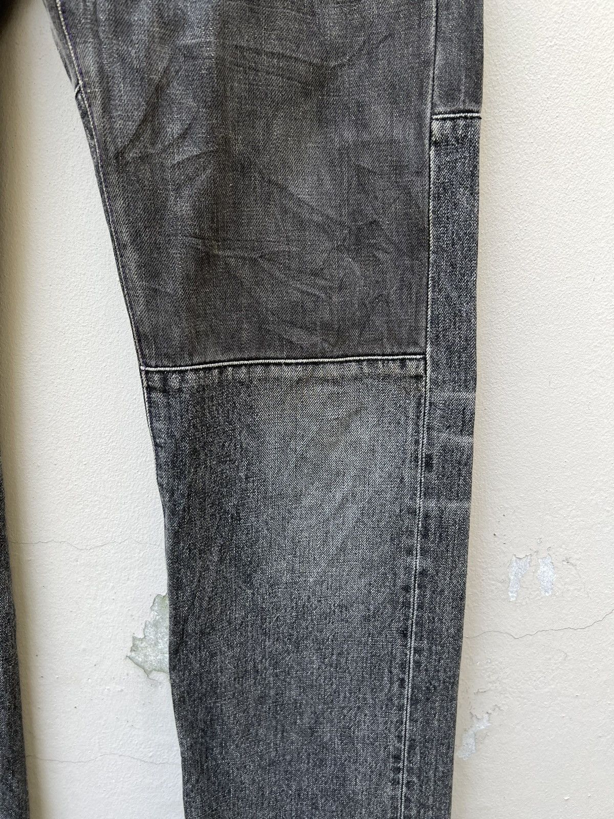 Japanese Brand 2003 Neighborhood Savage Rips Patchwork Denim Selvedge Jeans Size US 31 - 10 Thumbnail