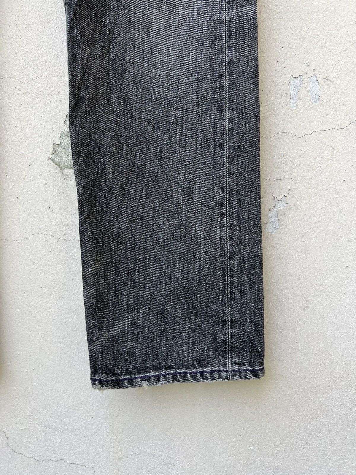 Japanese Brand 2003 Neighborhood Savage Rips Patchwork Denim Selvedge Jeans Size US 31 - 11 Thumbnail