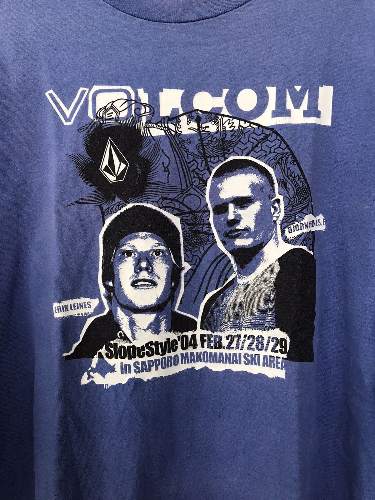Volcom Vintage Volcom Tour Japan 2004 Tee skategang surfboarding Size US L / EU 52-54 / 3 - 2 Thumbnail