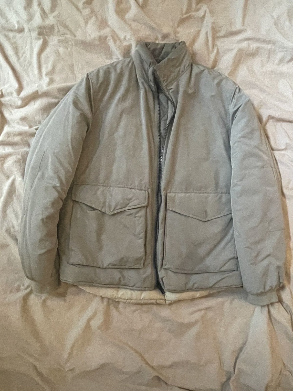Our Legacy Funnel Puffed Jacket Silver Bullet Size US S / EU 44-46 / 1 - 1 Thumbnail